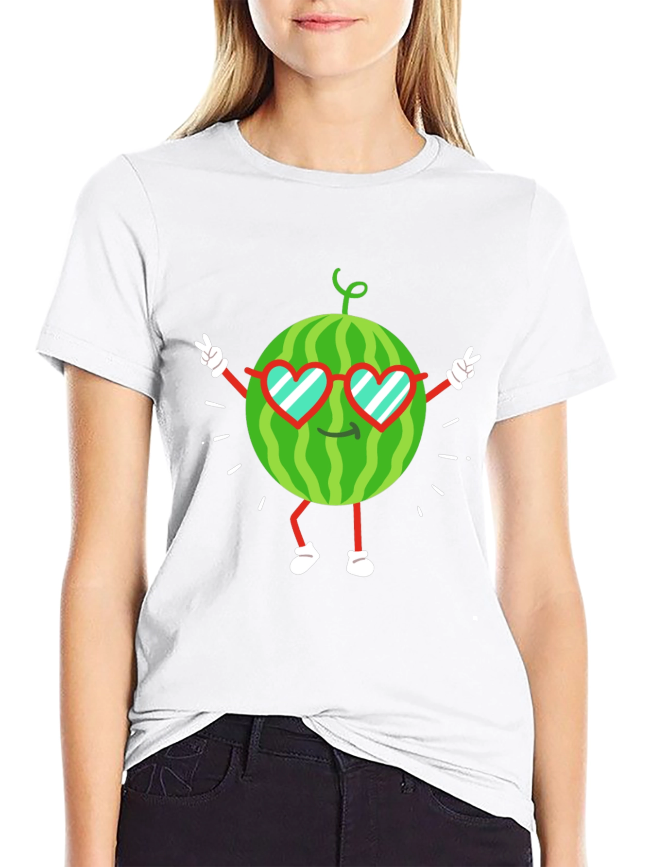 Cool Watermelon Graphic T-Shirt