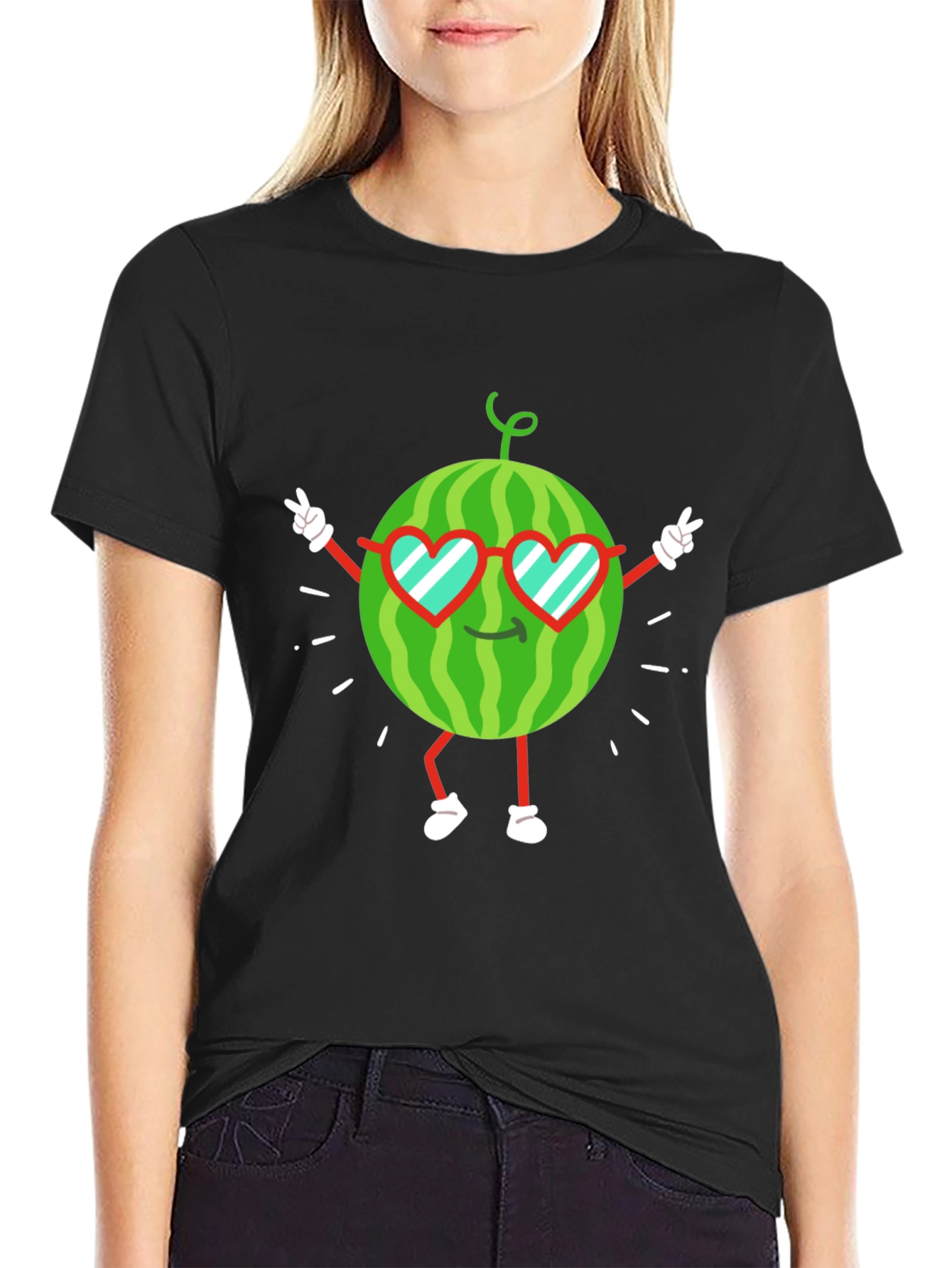 Cool Watermelon Graphic T-Shirt