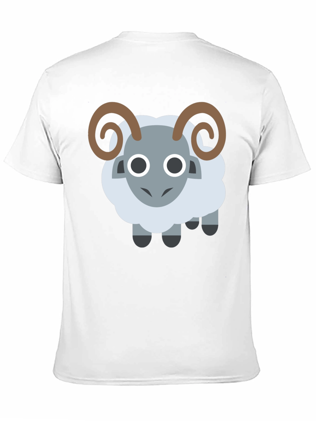 Ram Emoji Black T-Shirt