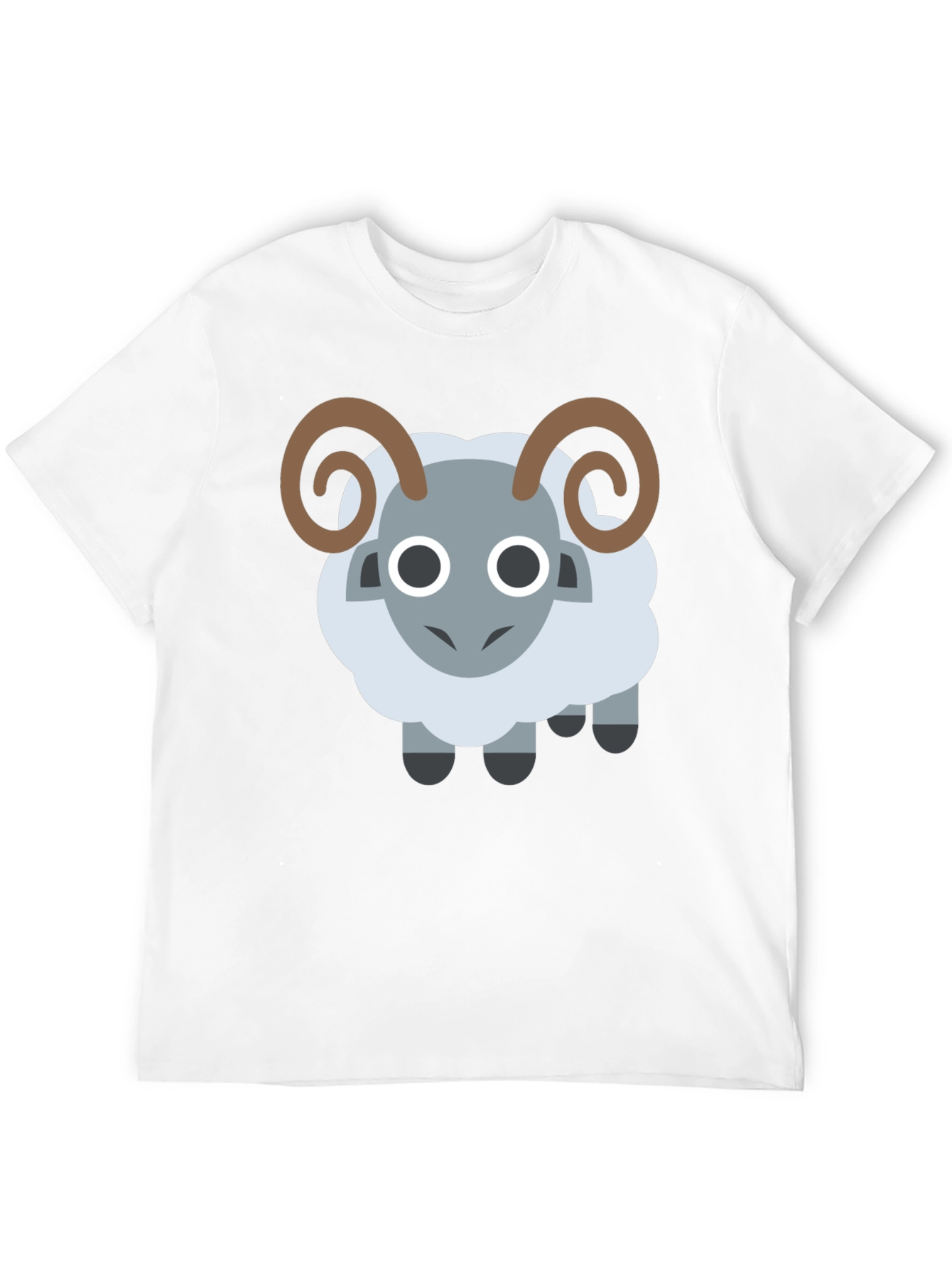 Ram Emoji Black T-Shirt