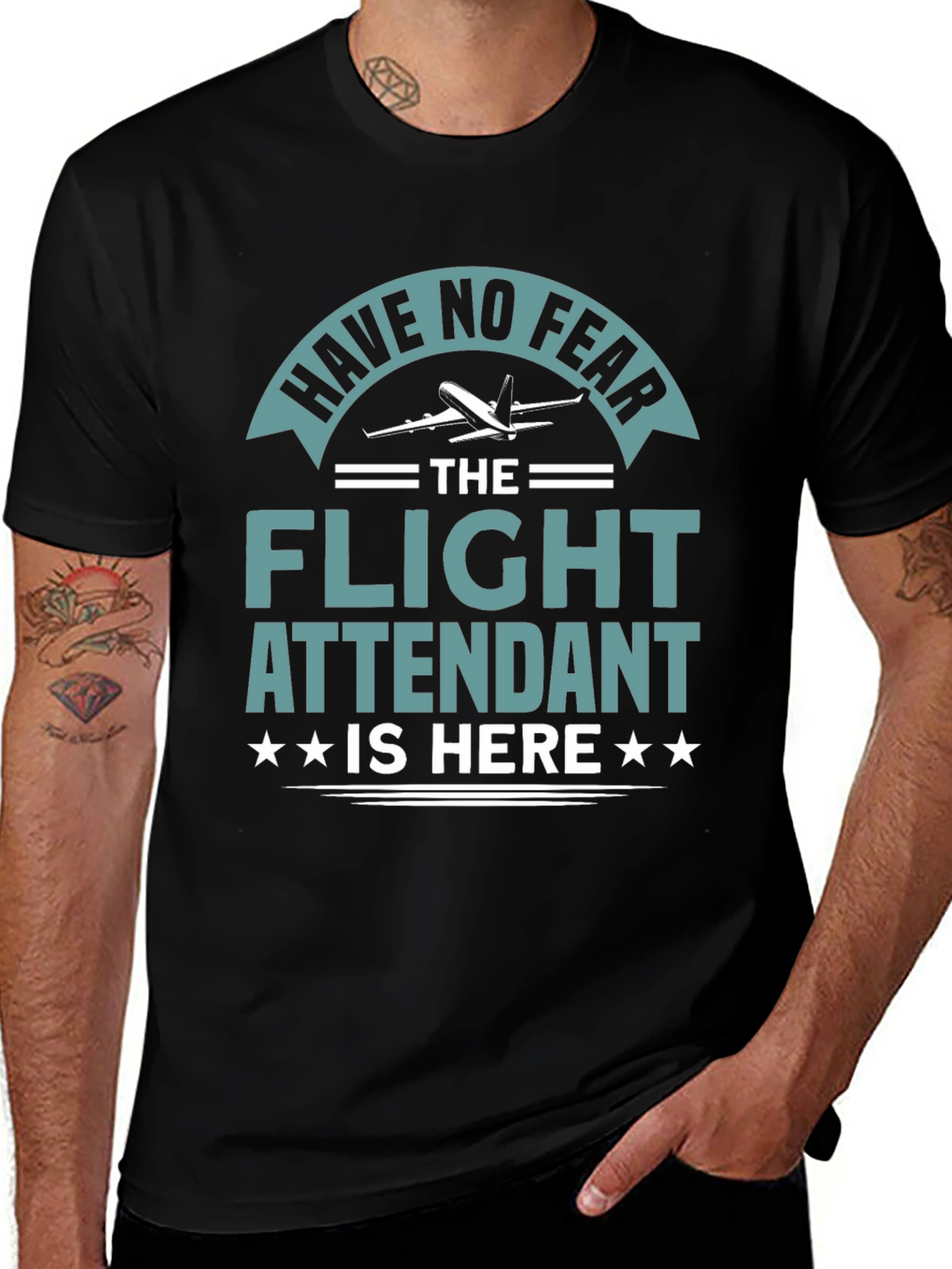 Flight Attendant T-Shirt - Funny Airplane Crew Tee