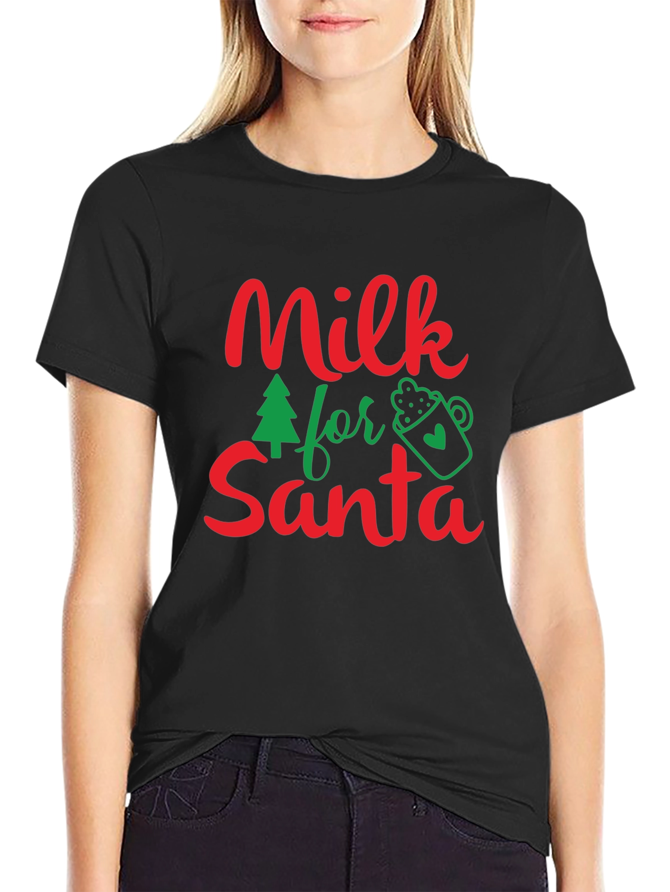 Milk for Santa Christmas T-Shirt