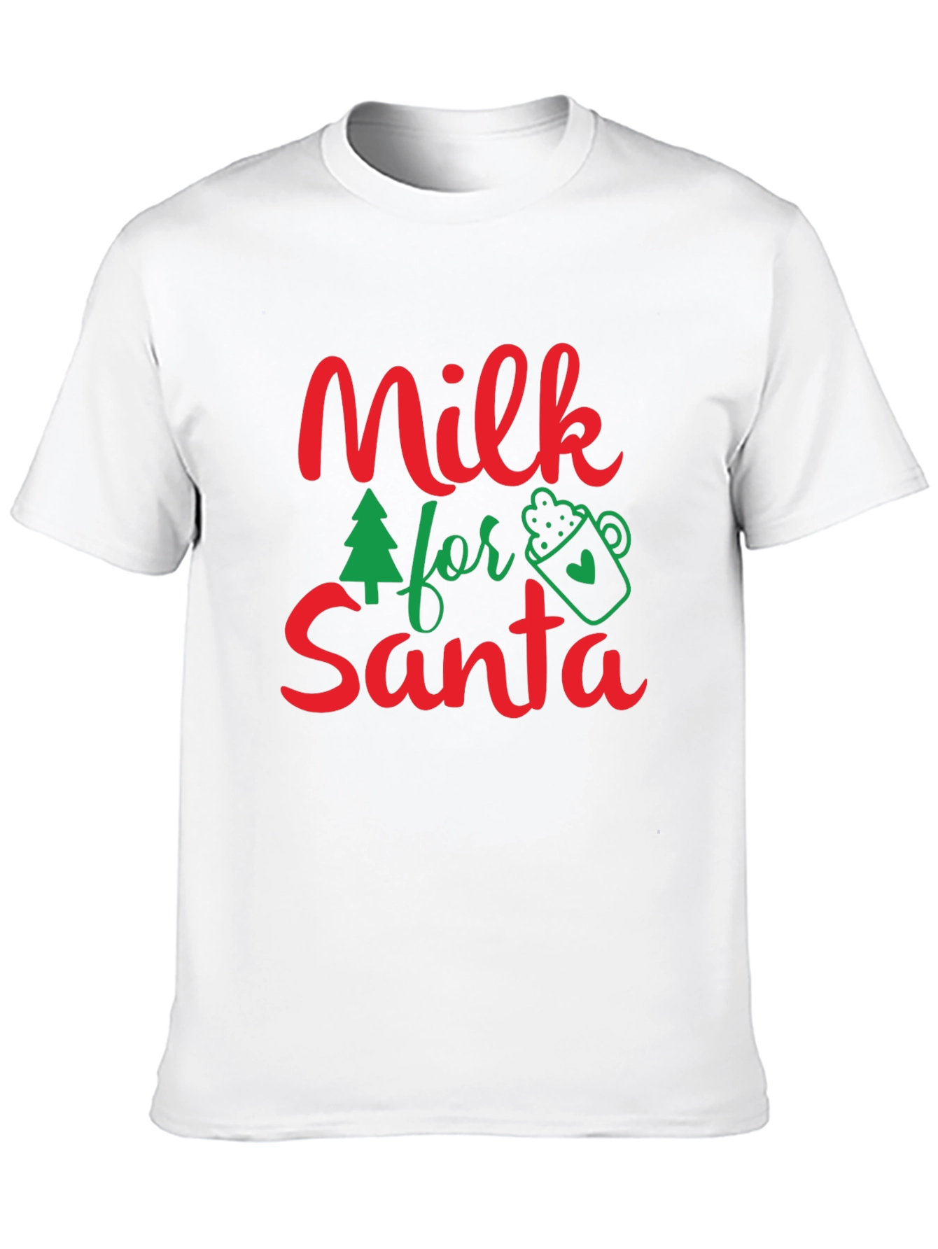 Milk for Santa Christmas T-Shirt