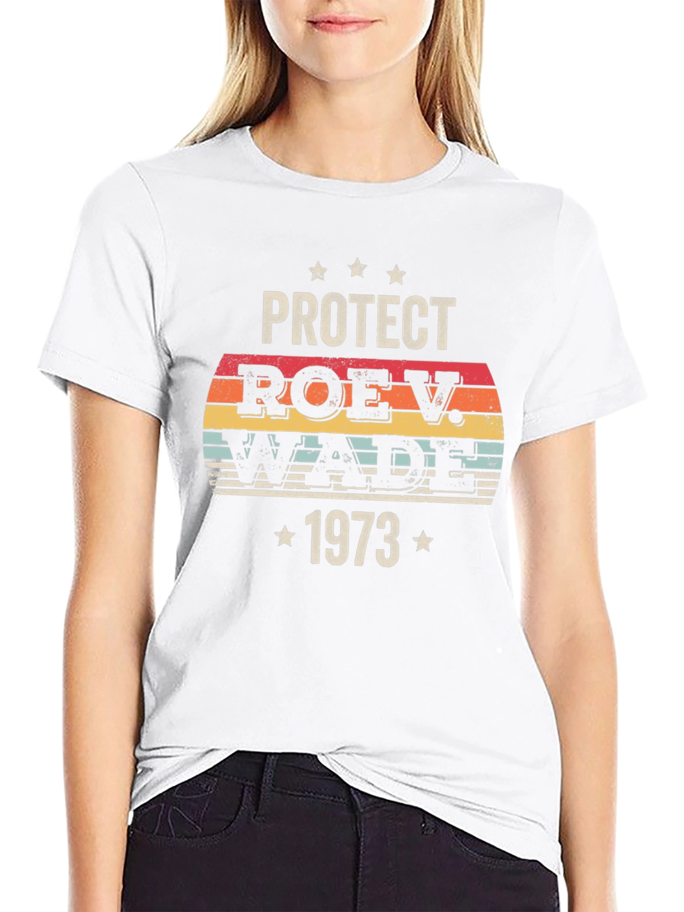 Protect Roe V. Wade 1973 Black T-Shirt