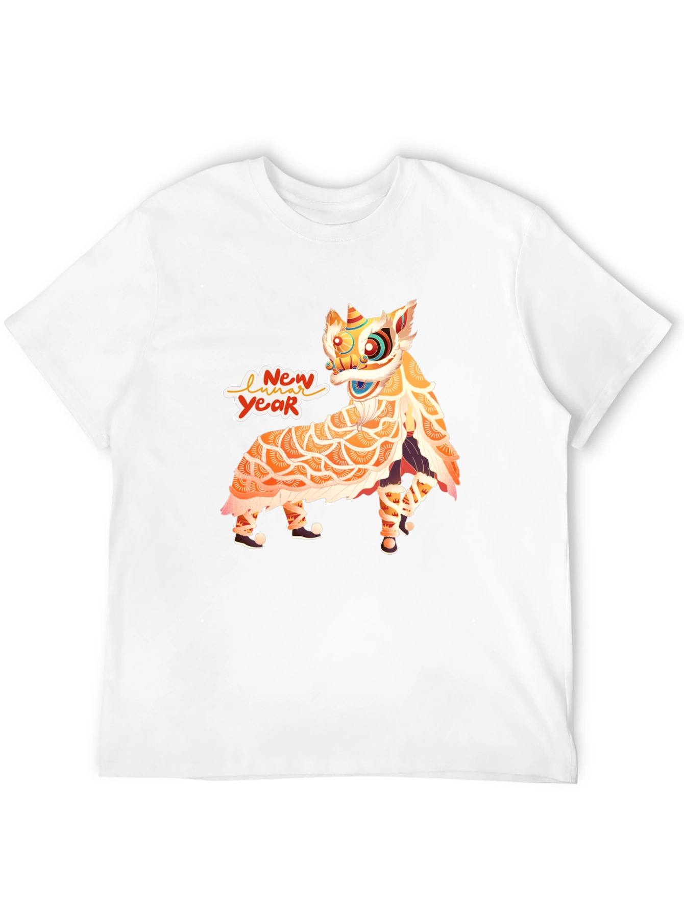 Lunar New Year Lion Dance Graphic Tee