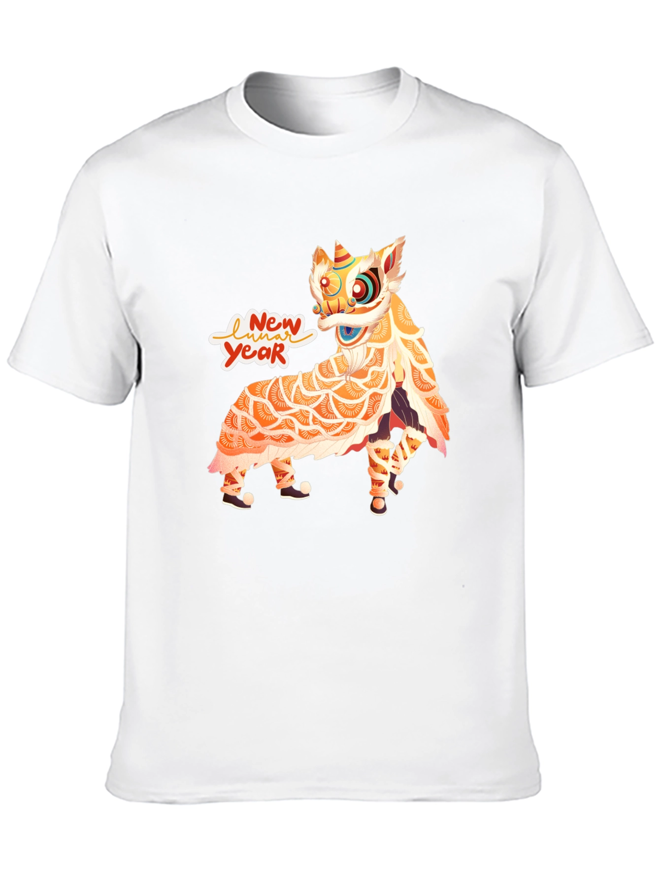 Lunar New Year Lion Dance Graphic Tee
