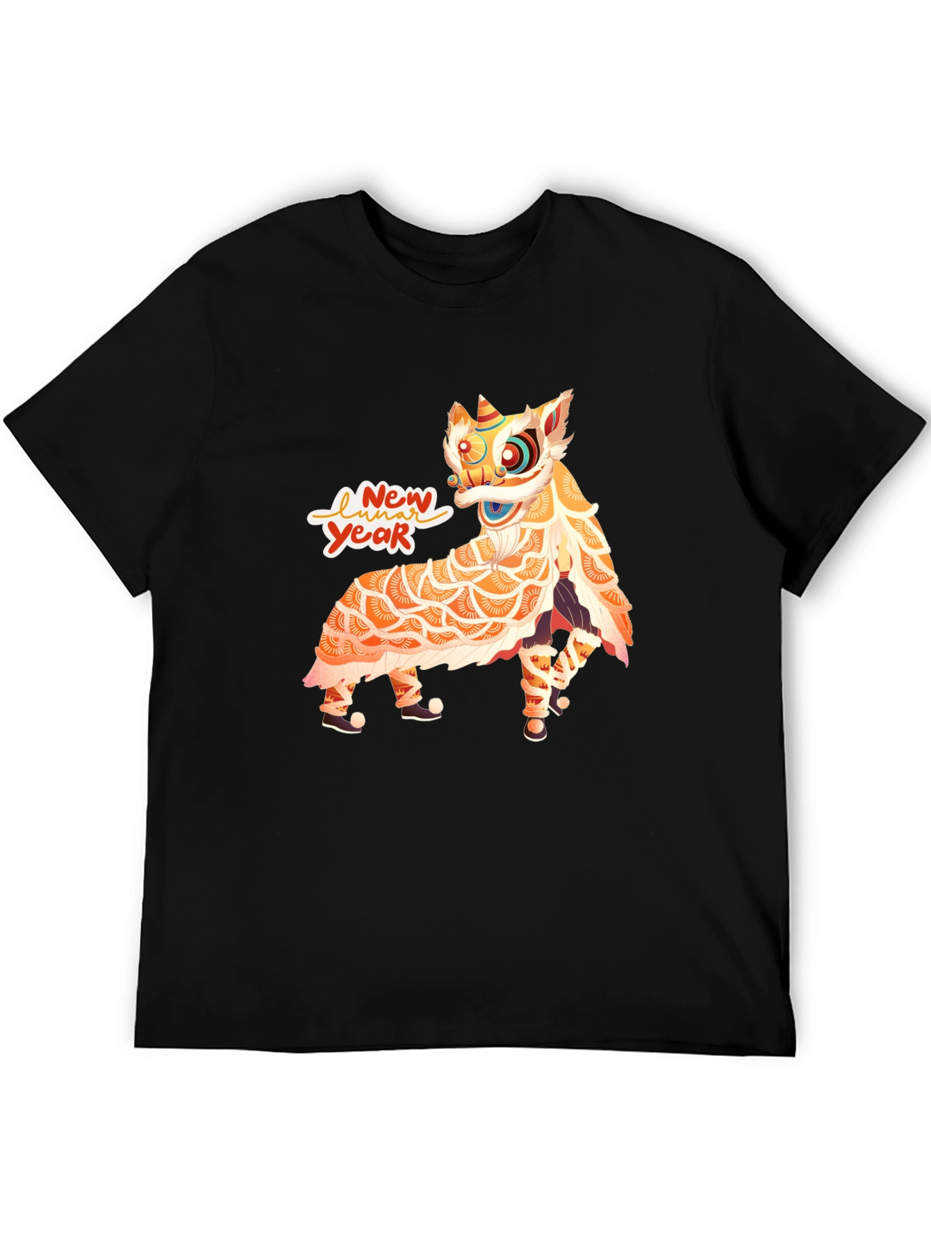 Lunar New Year Lion Dance Graphic Tee