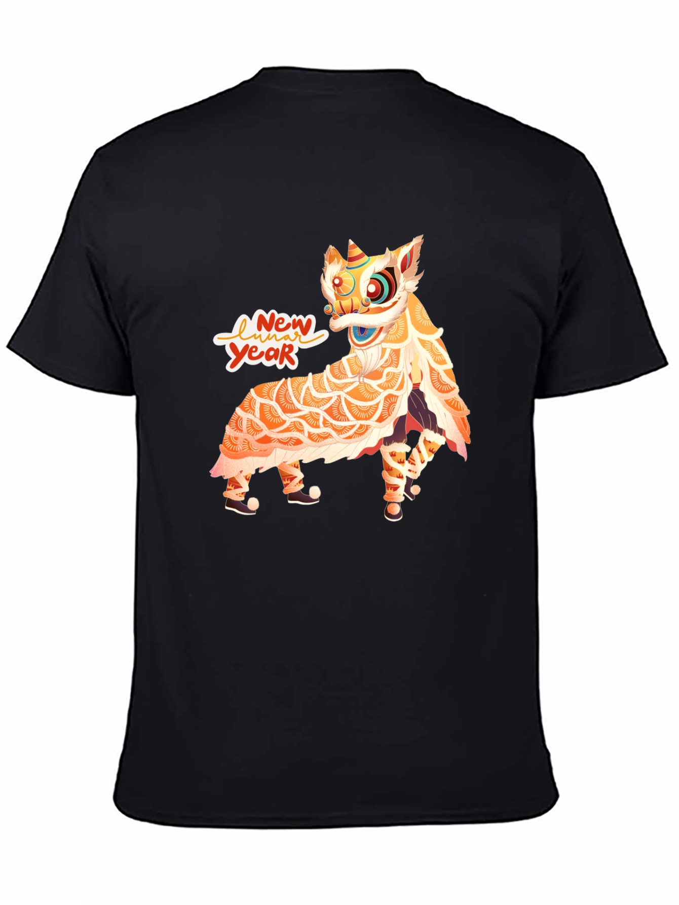Lunar New Year Lion Dance Graphic Tee