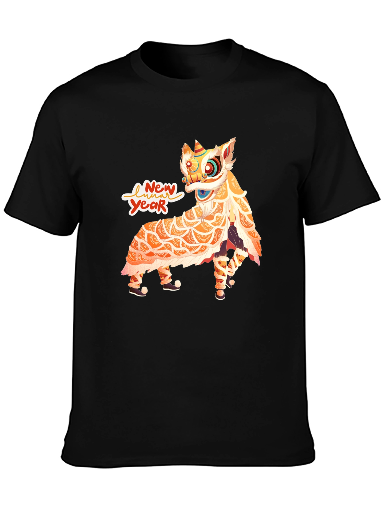 Lunar New Year Lion Dance Graphic Tee