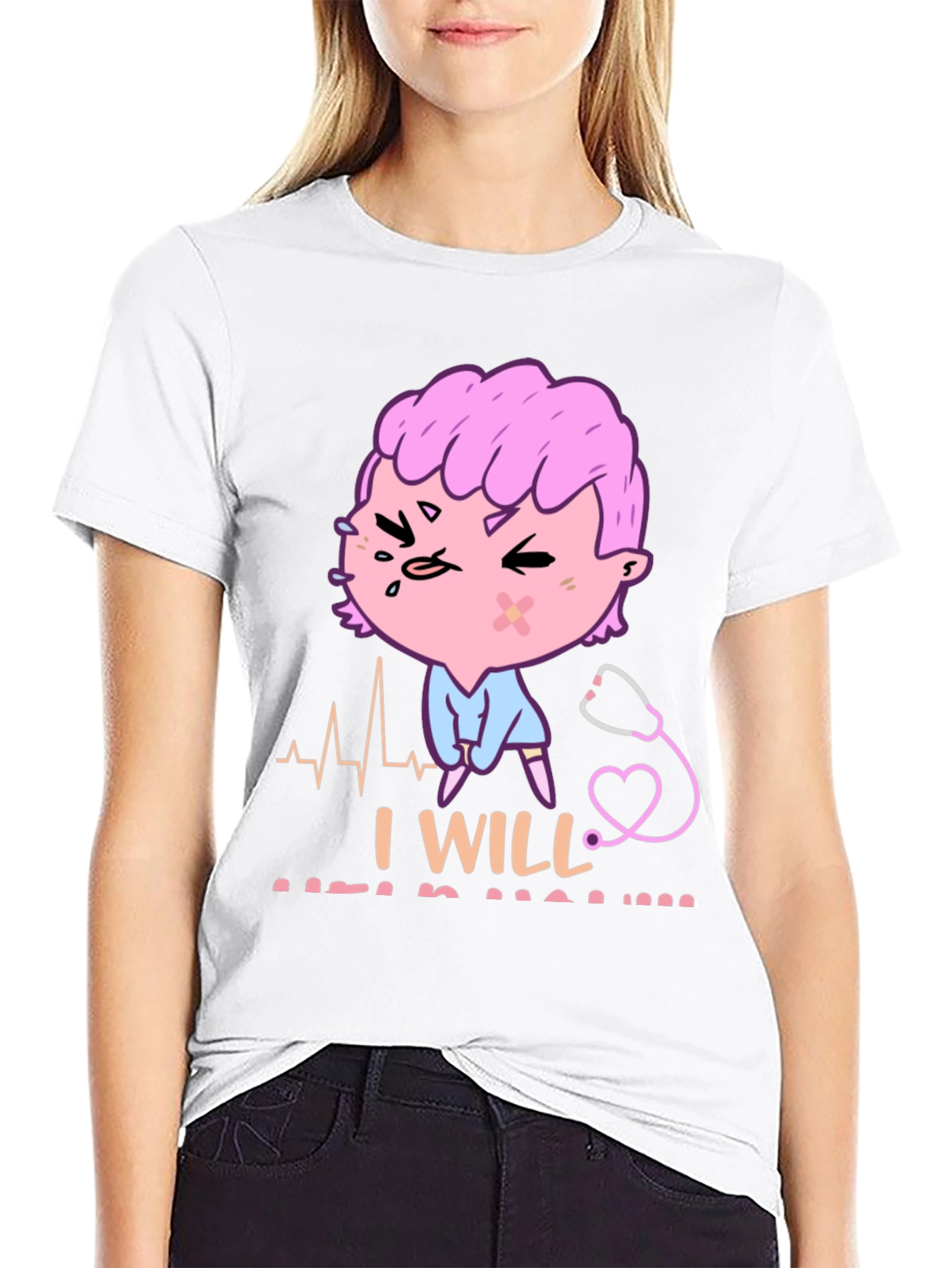 Feisty Nurse T-Shirt - I Will Stab You