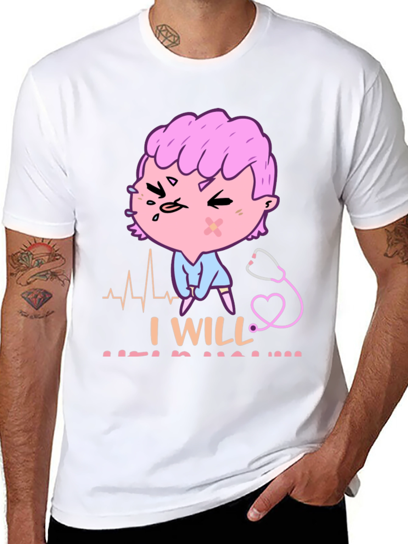 Feisty Nurse T-Shirt - I Will Stab You