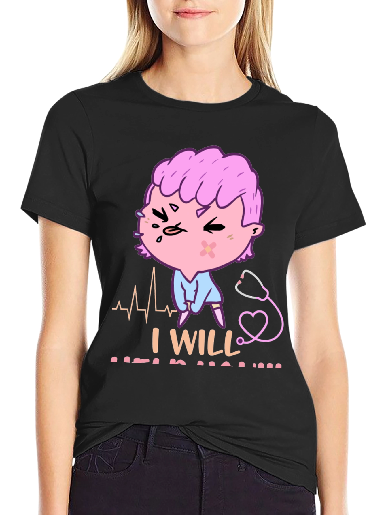 Feisty Nurse T-Shirt - I Will Stab You