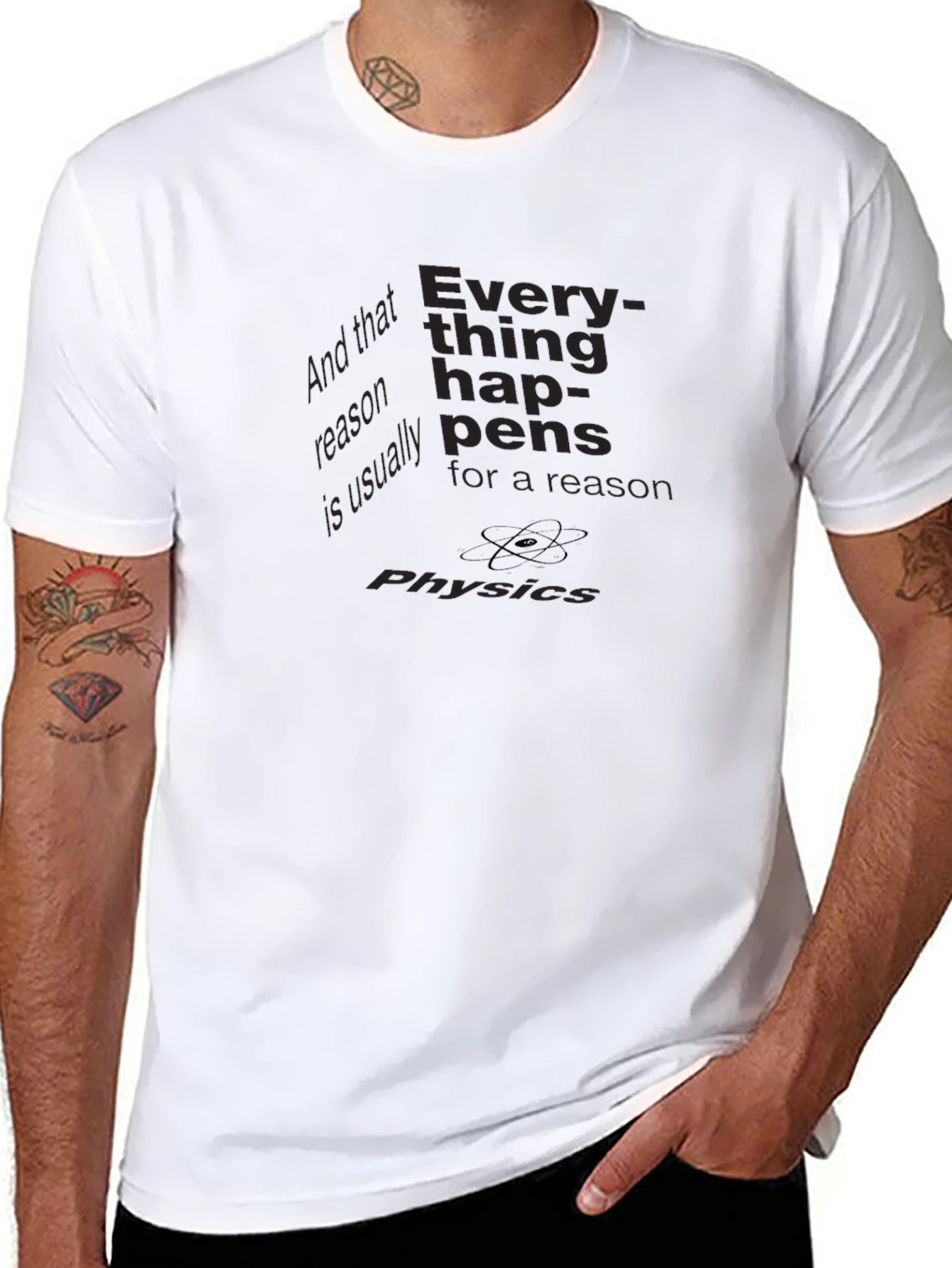 Physics Reason Black T-Shirt