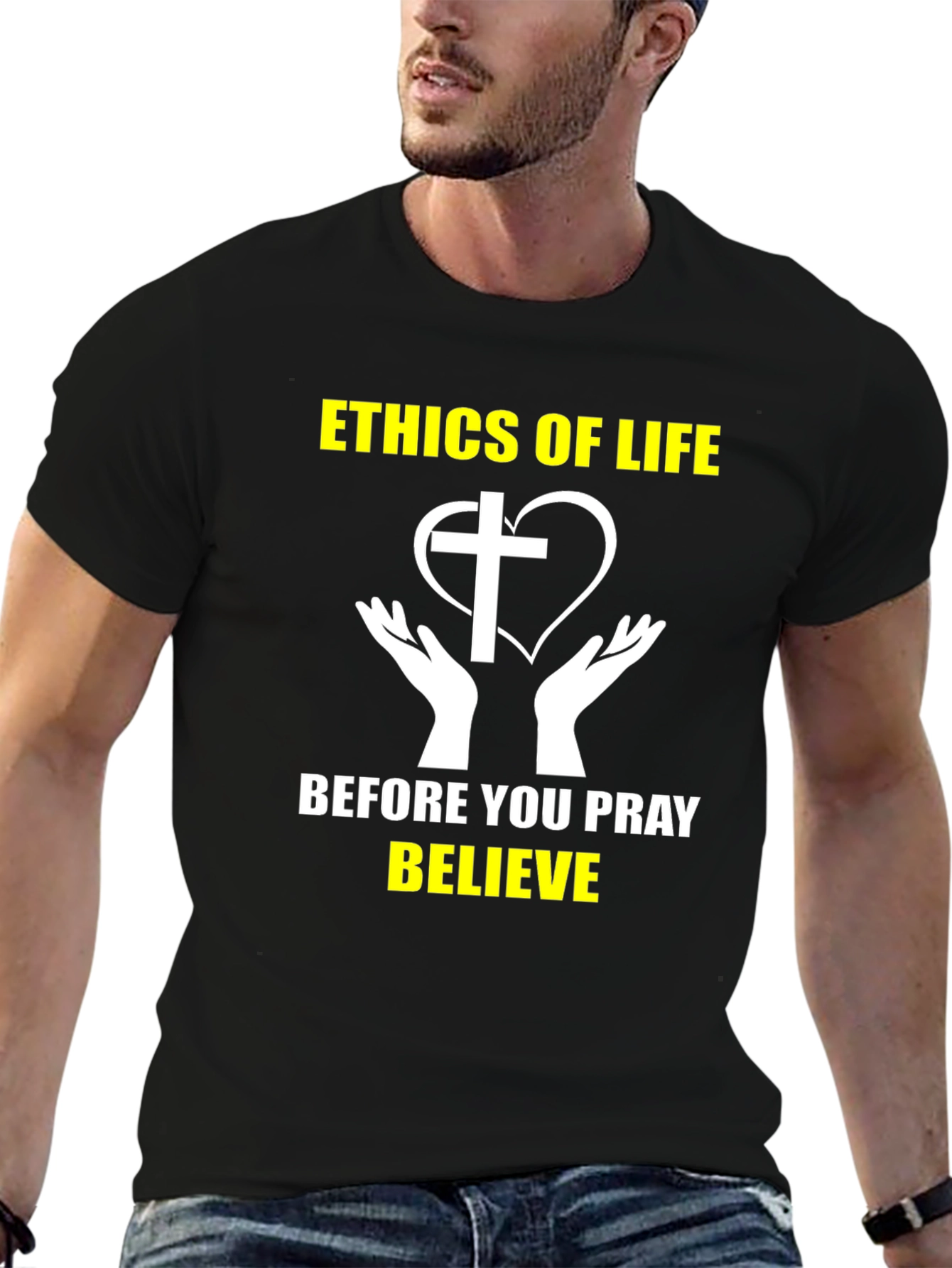 Ethics of Life Believe Graphic Tee