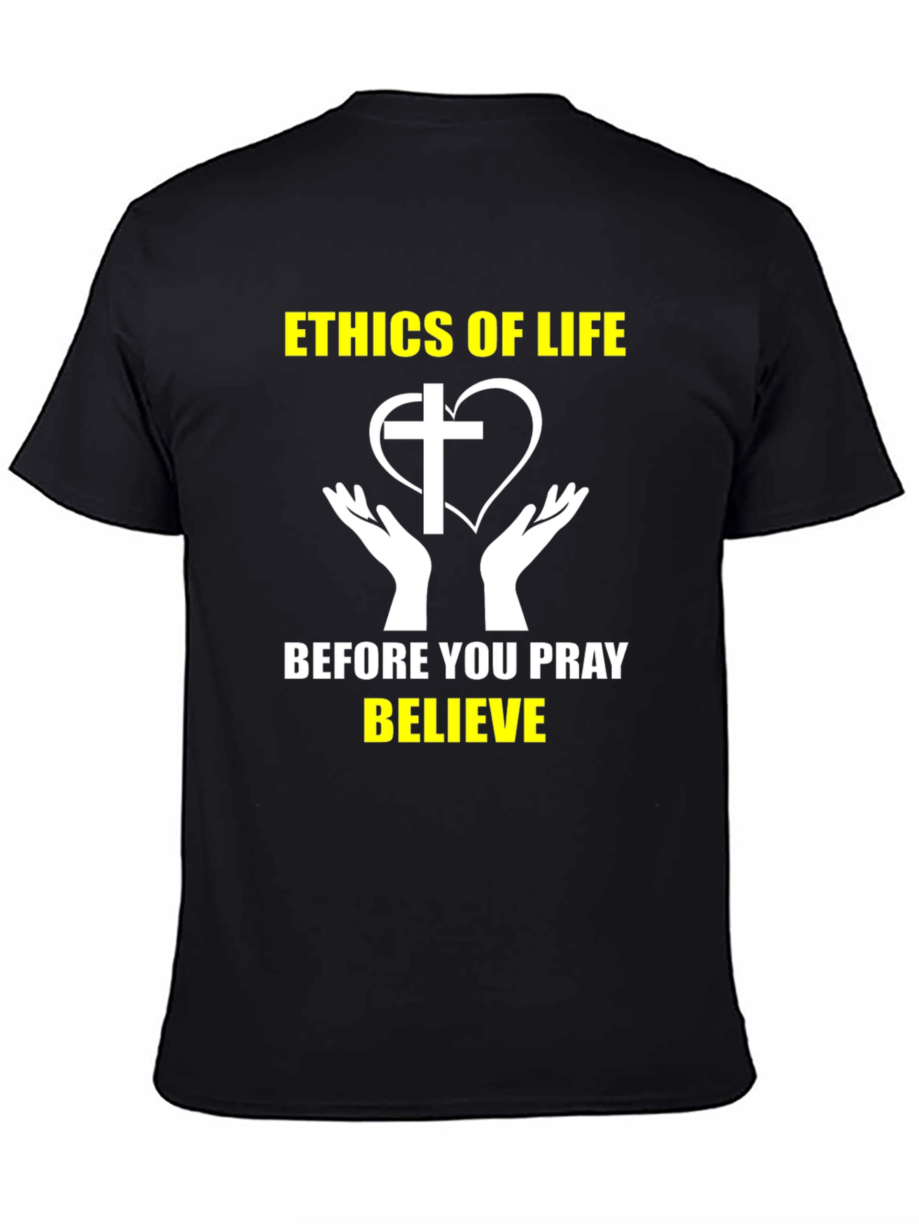 Ethics of Life Believe Graphic Tee