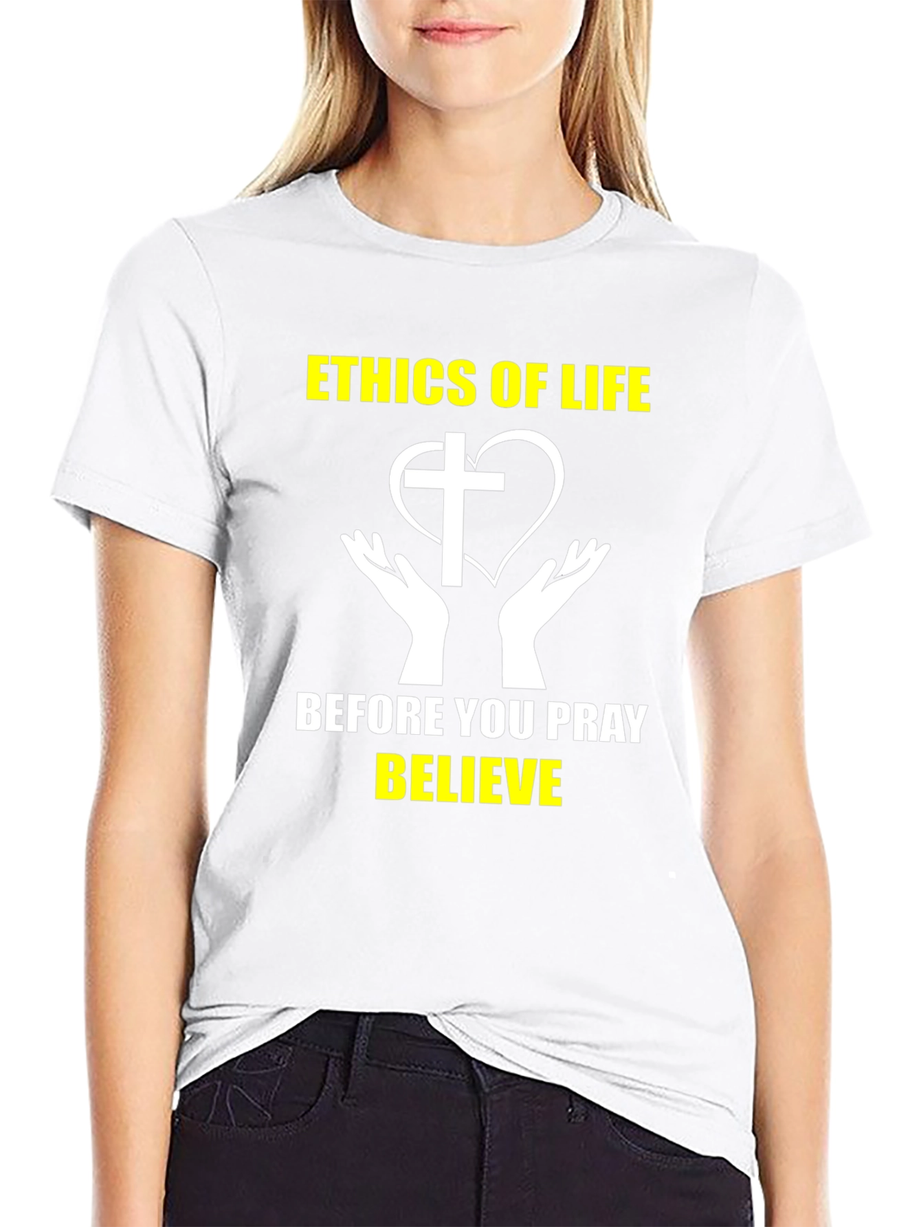 Ethics of Life Believe Graphic Tee