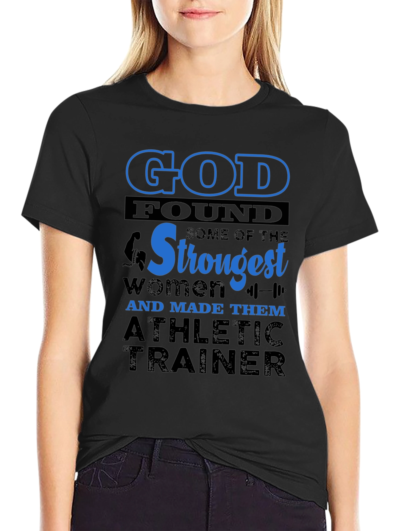 Strongest Women Athletic Trainer Graphic Tee