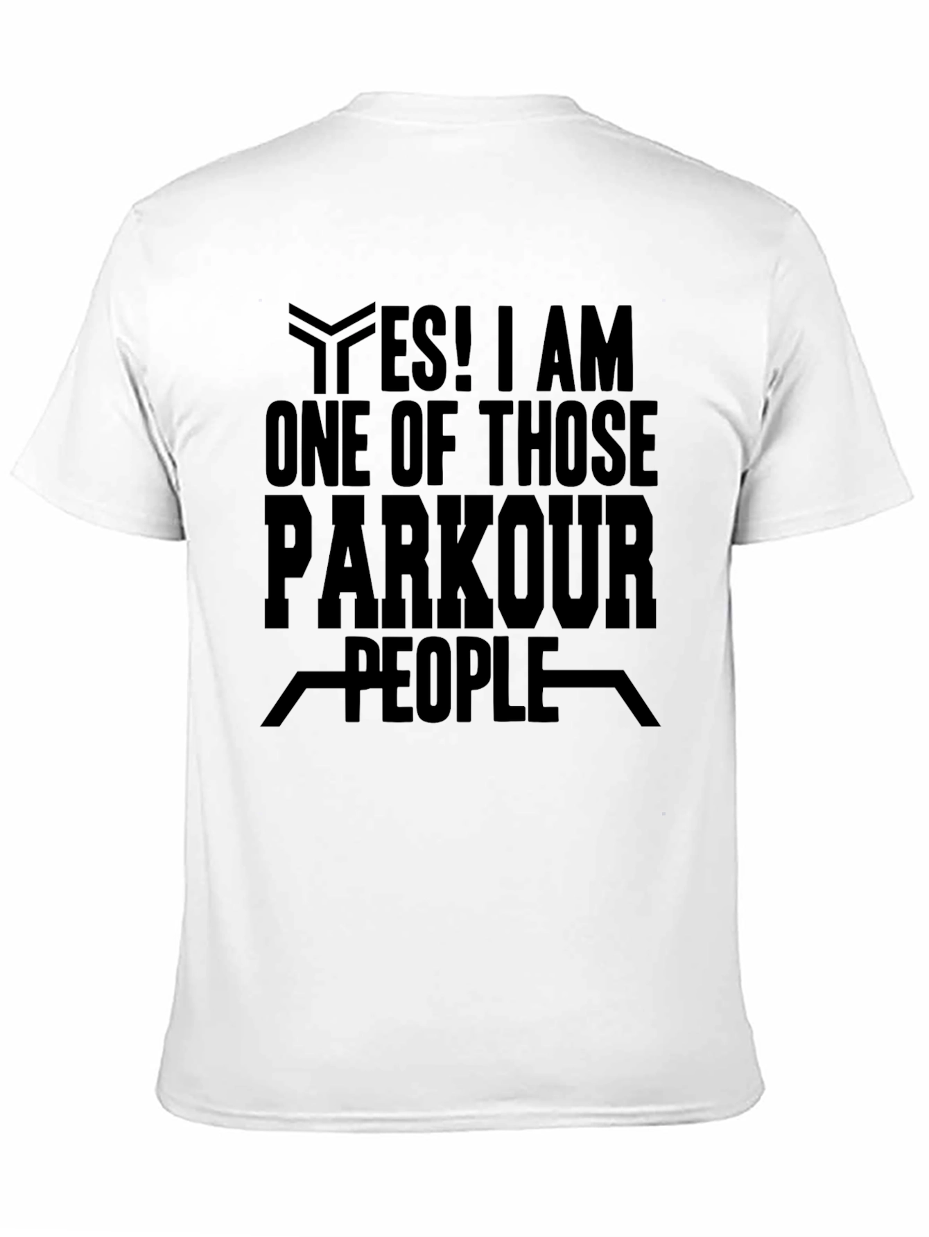 Parkour People Black Graphic T-Shirt