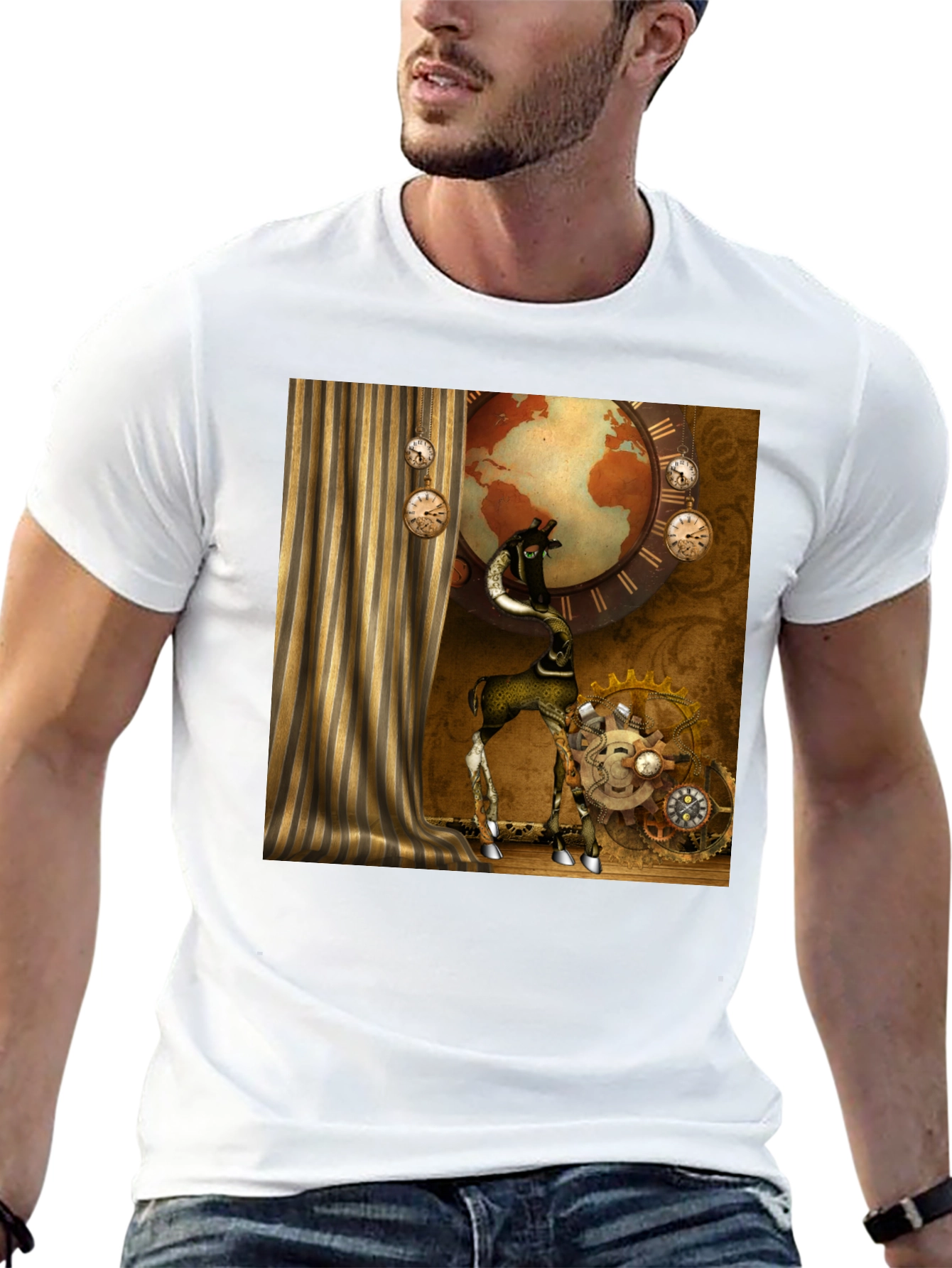 Steampunk Giraffe T-Shirt