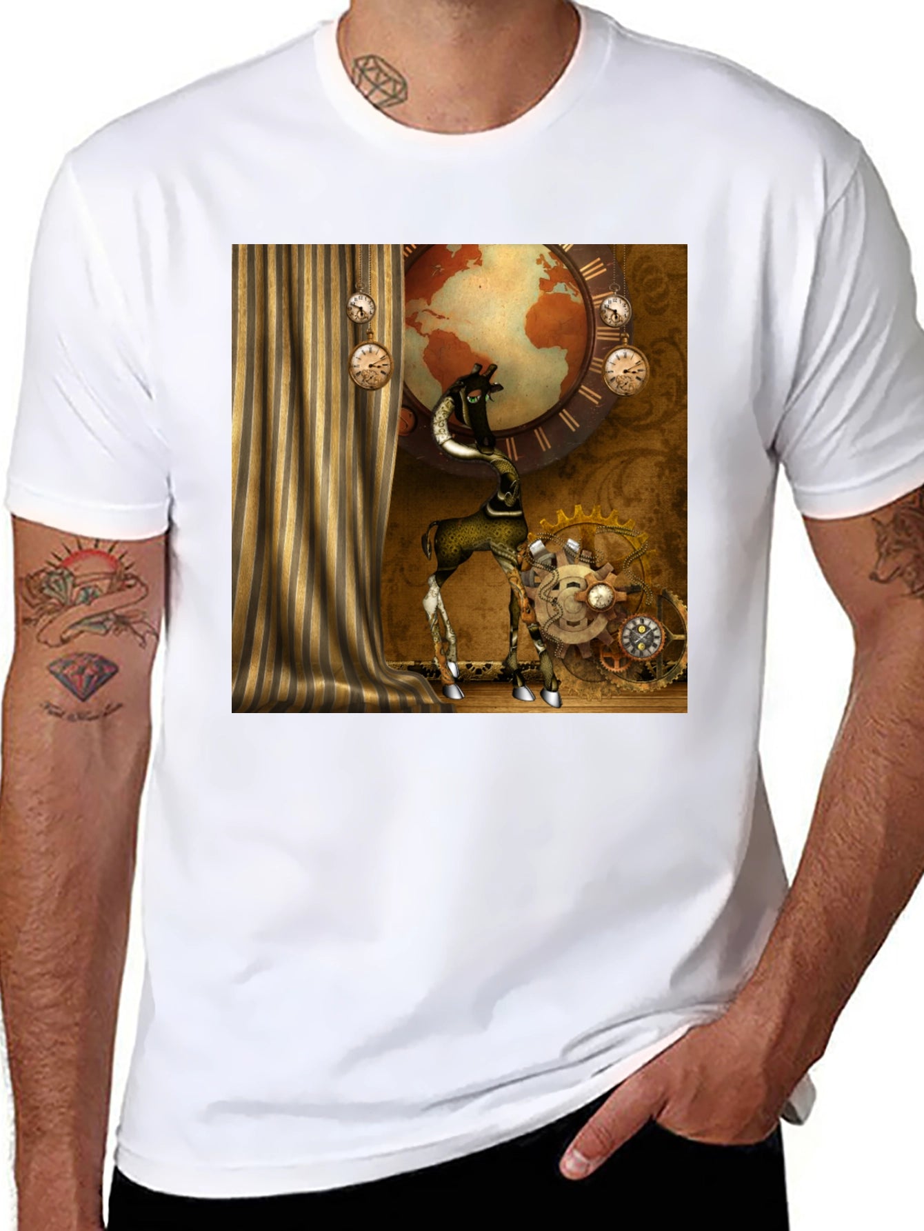 Steampunk Giraffe T-Shirt
