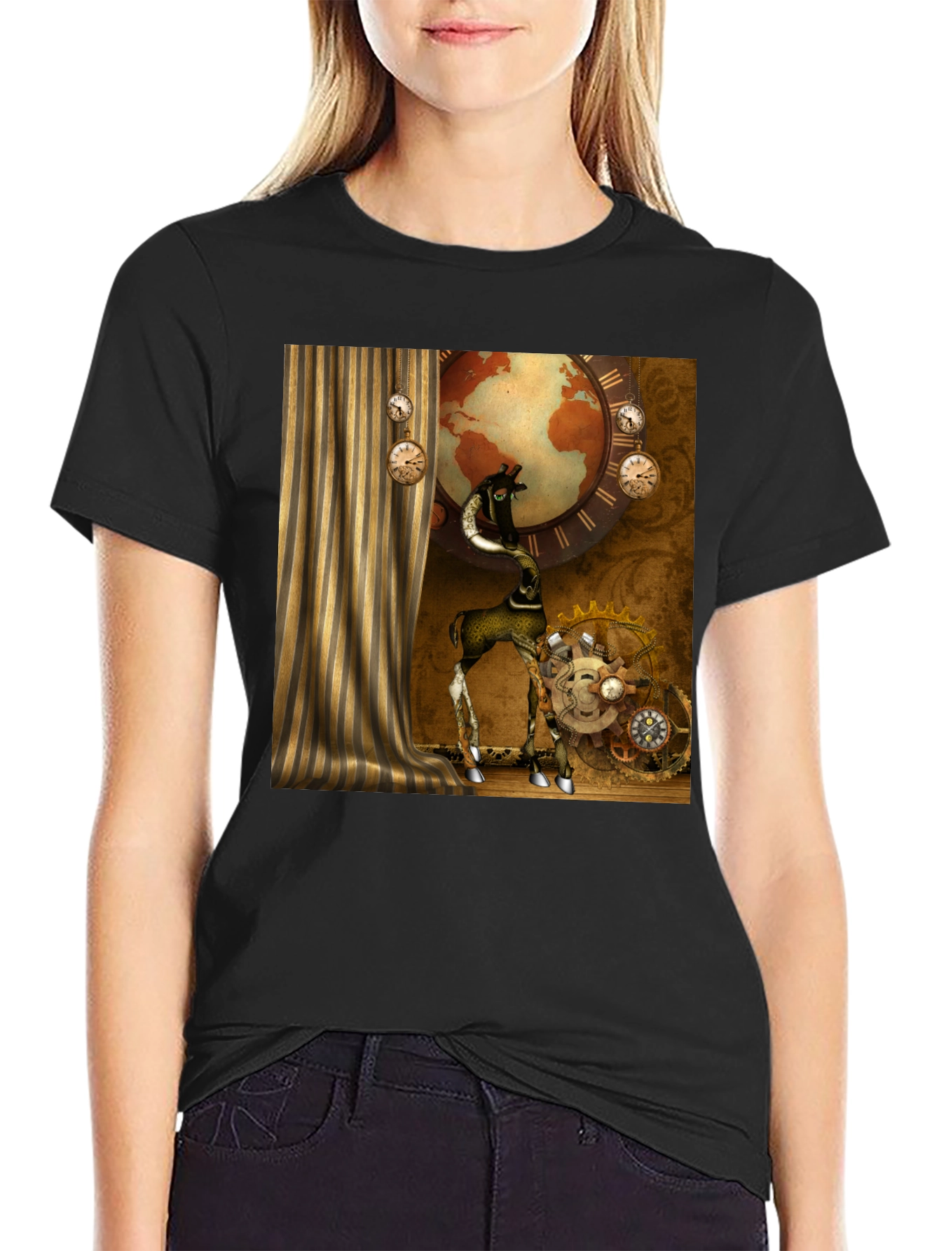 Steampunk Giraffe T-Shirt