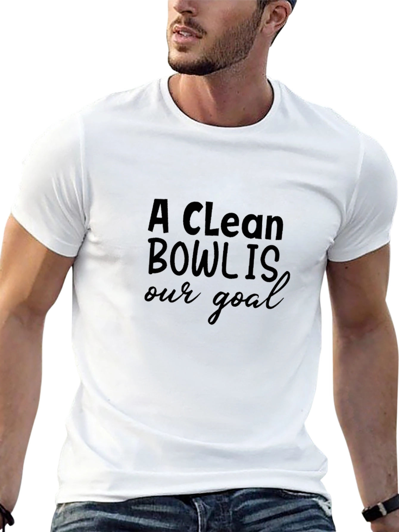 A Clean Bowl is Our Goal Black T-Shirt