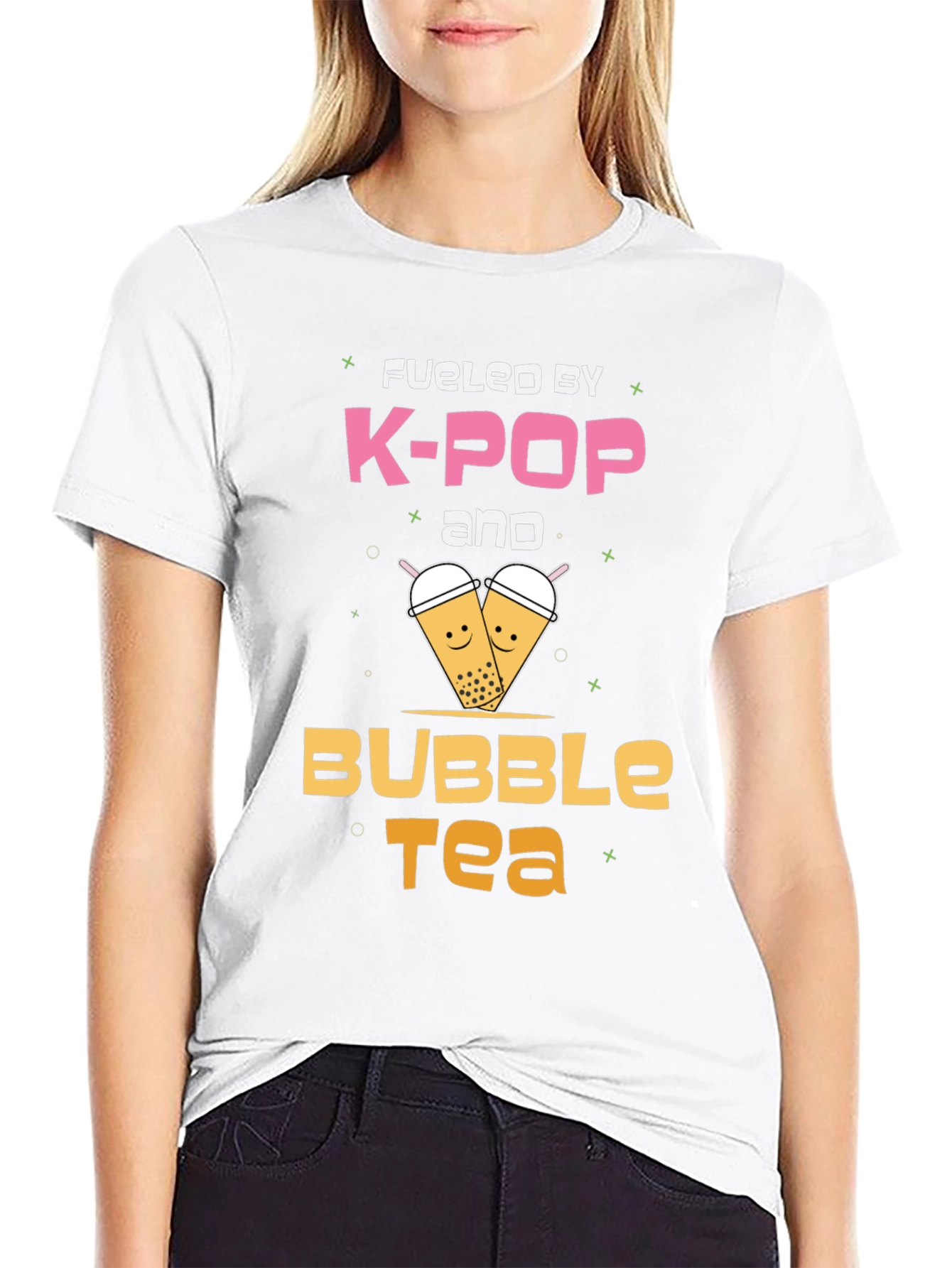 Fueled by K-Pop and Bubble Tea T-Shirt