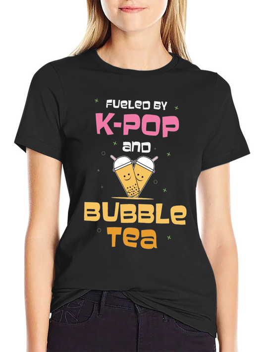Fueled by K-Pop and Bubble Tea T-Shirt