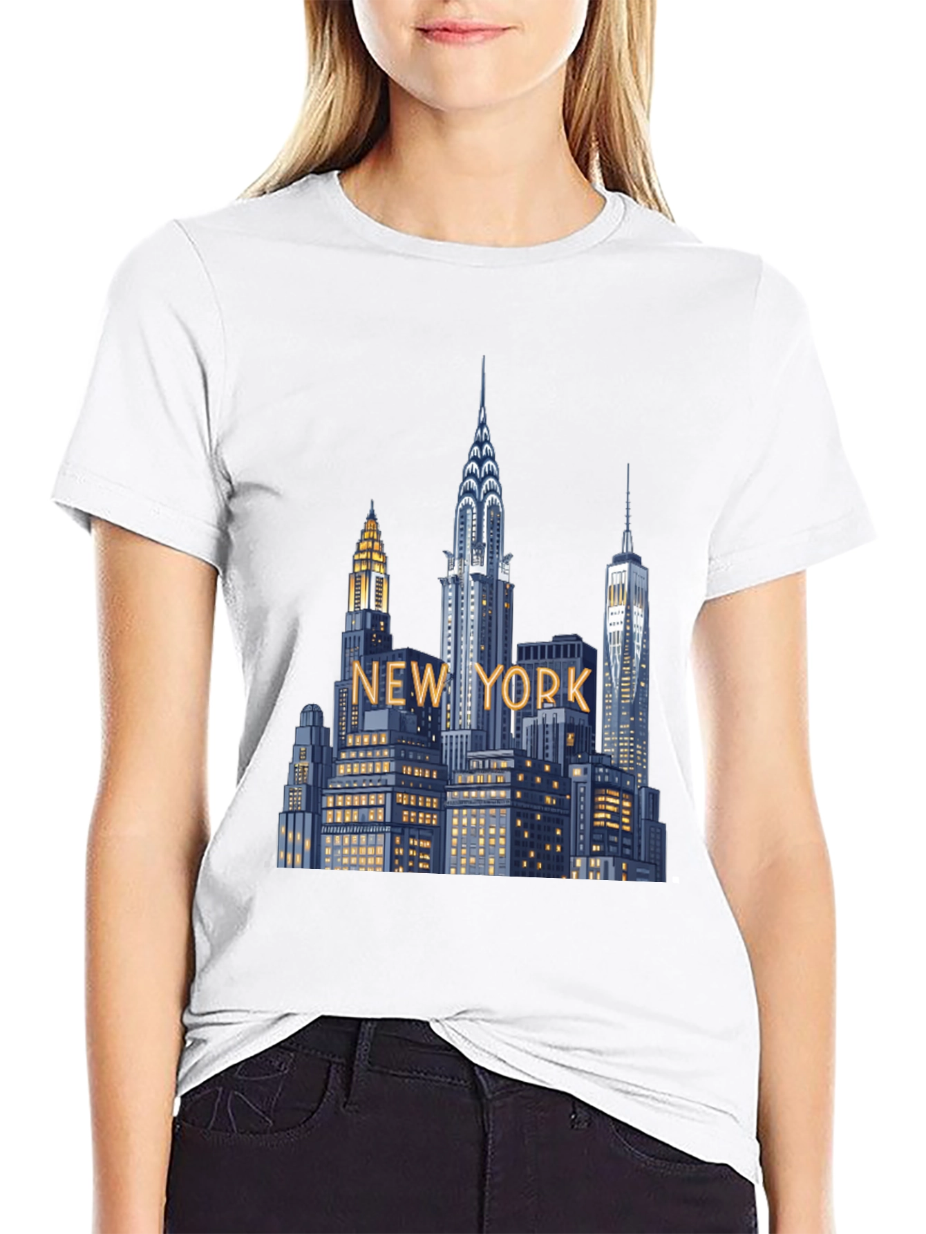 New York Cityscape Graphic Tee