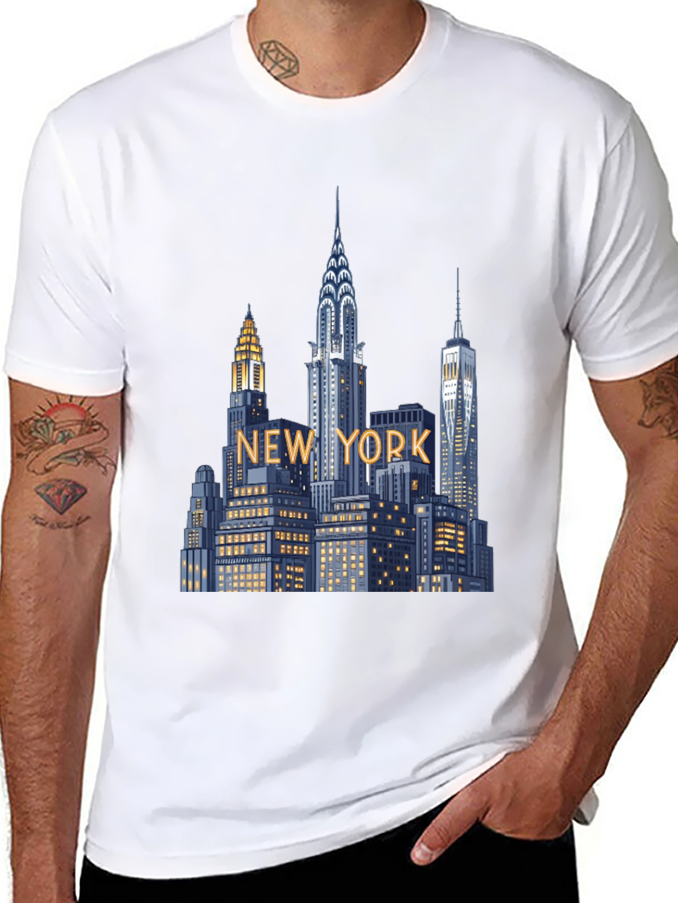 New York Cityscape Graphic Tee