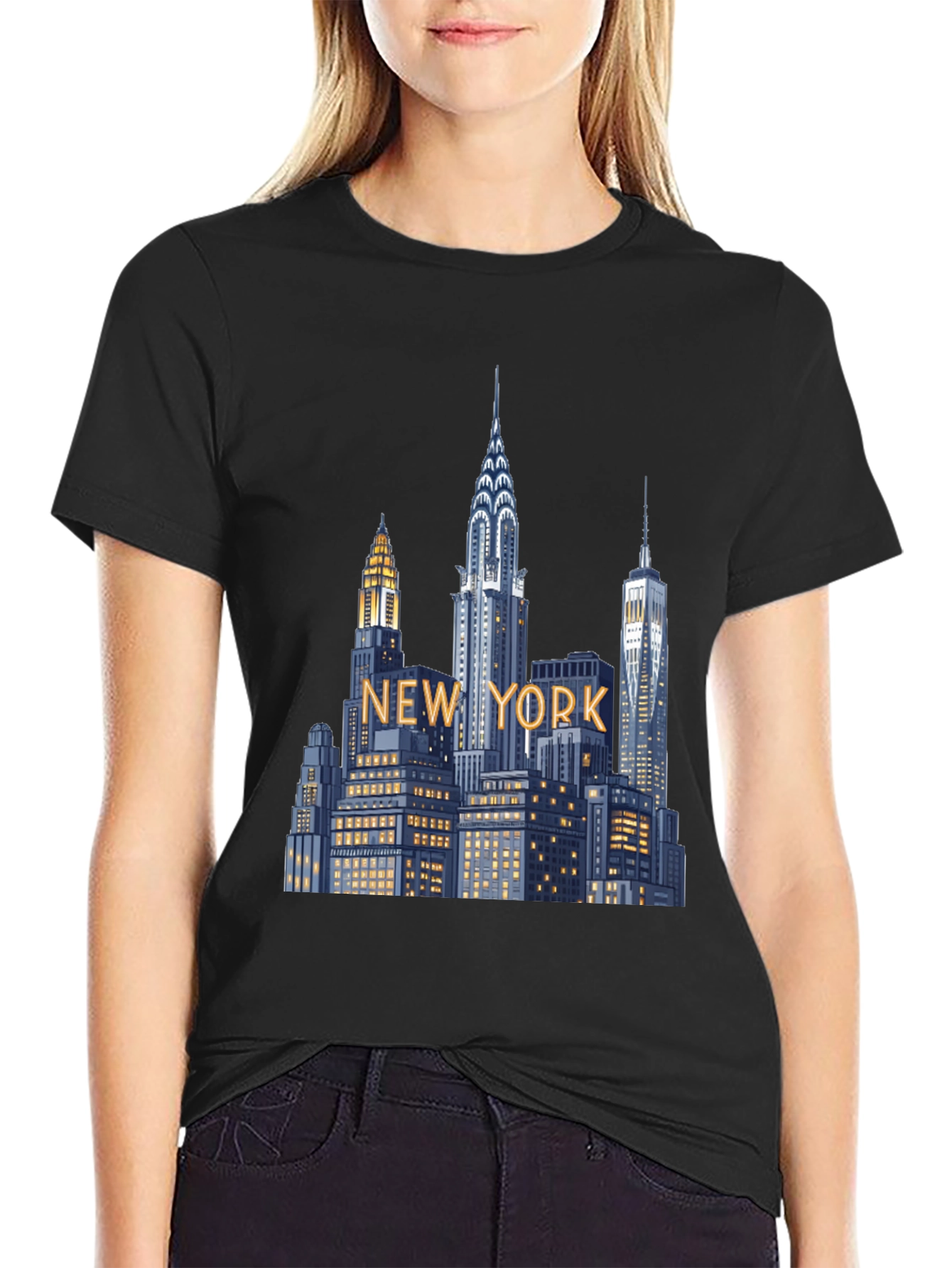 New York Cityscape Graphic Tee