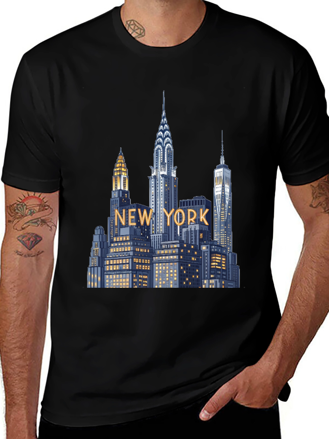 New York Cityscape Graphic Tee