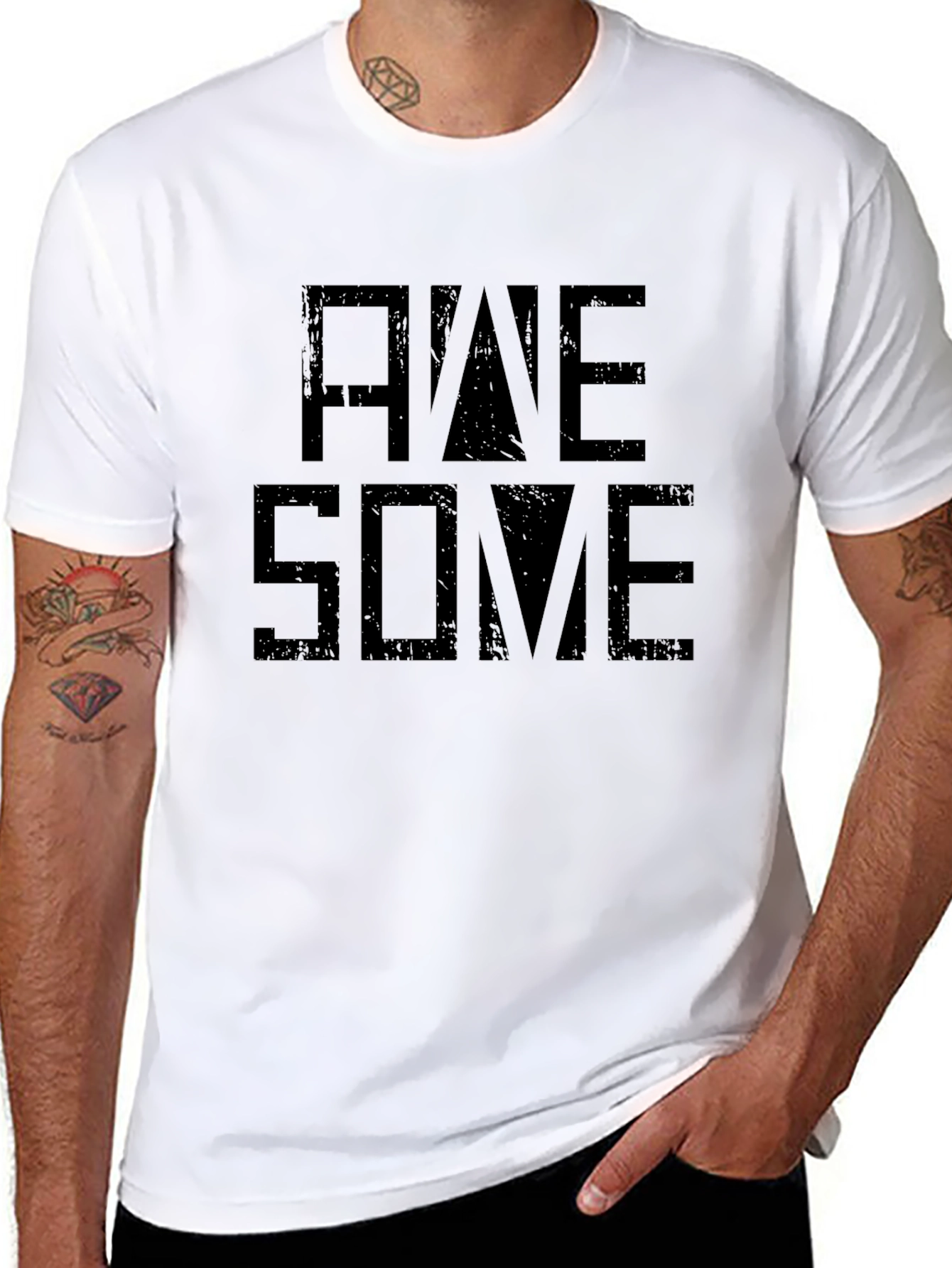 Awesome Graphic T-Shirt - Black