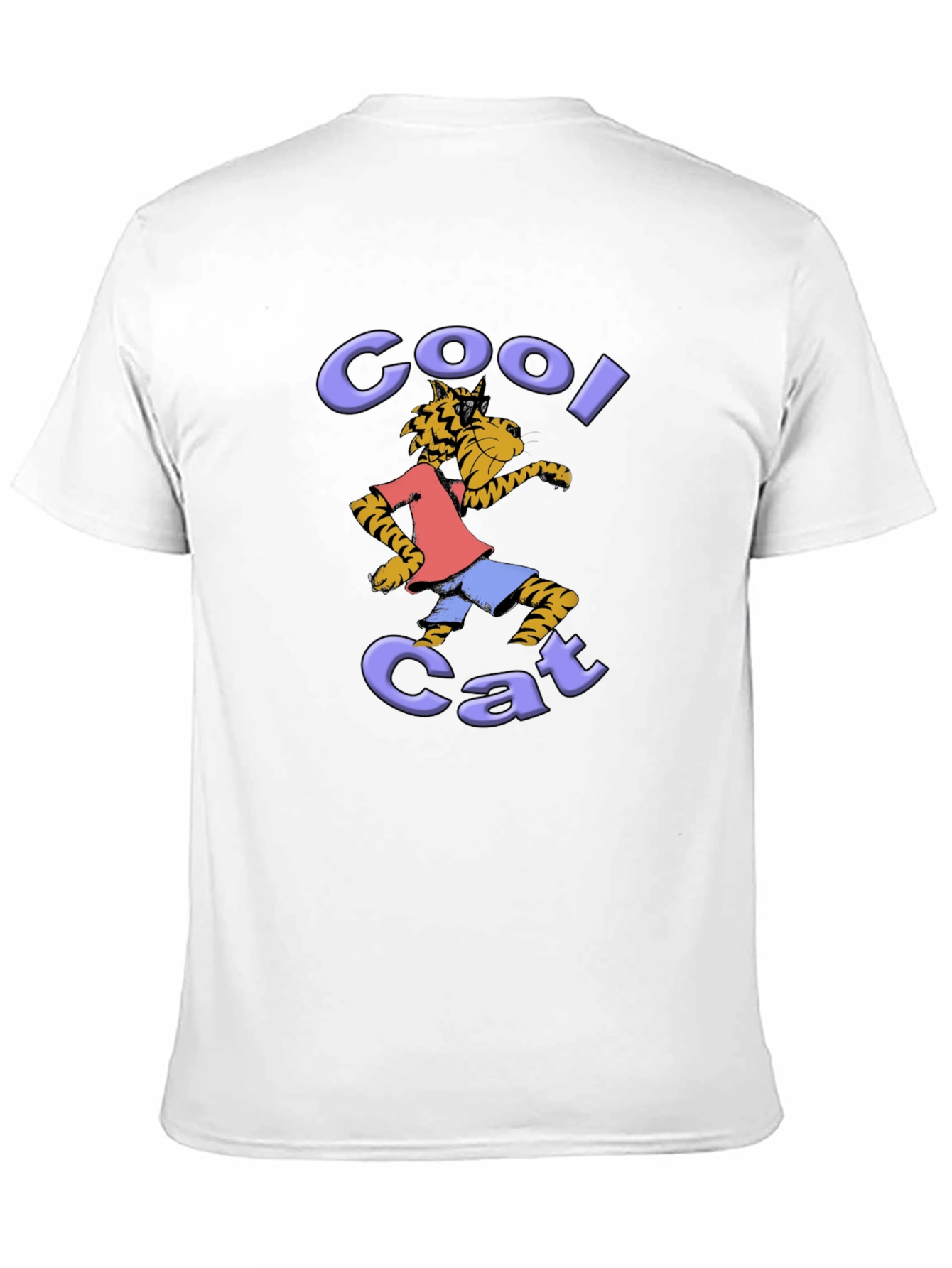 Cool Cat Graphic Tee - Unique Fun Design