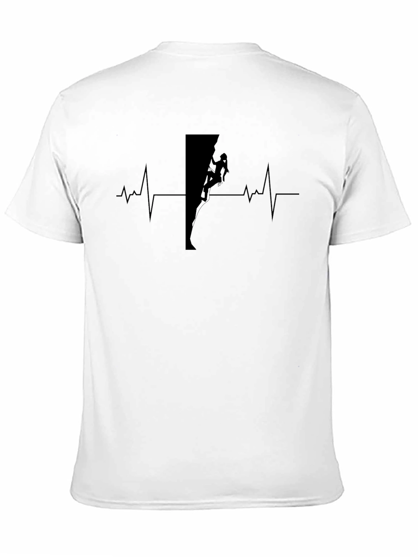 Climbing Heartbeat T-Shirt - Rock Climbing Passion