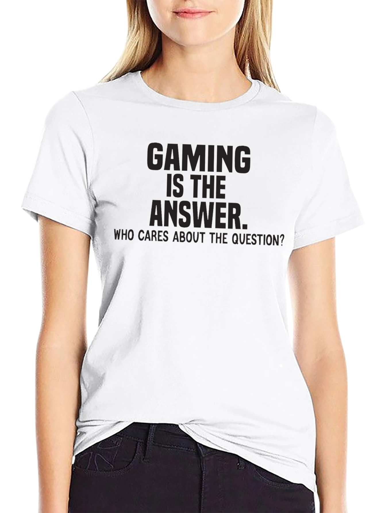 Gaming Is The Answer Graphic Tee