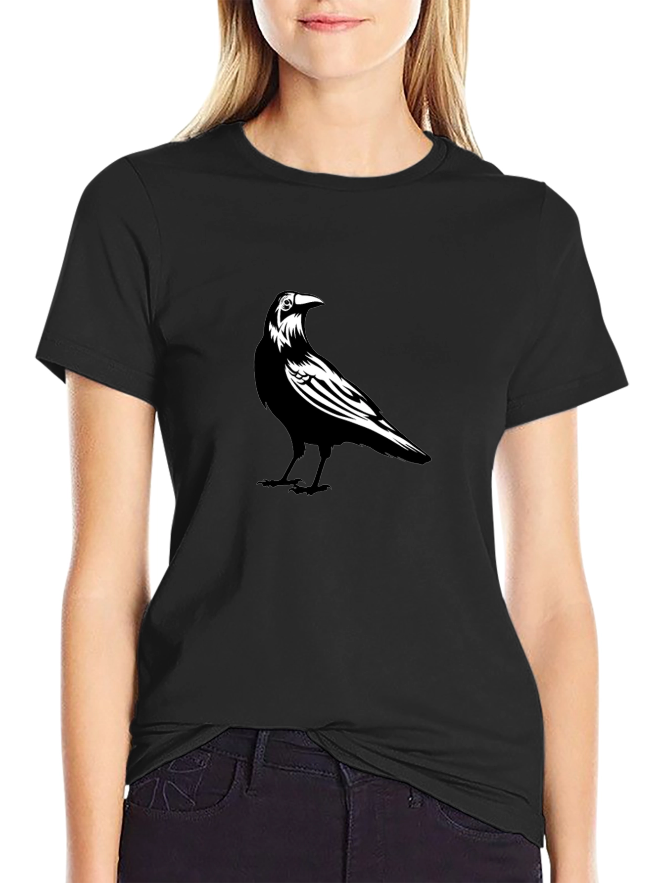 Black Crow Graphic T-Shirt