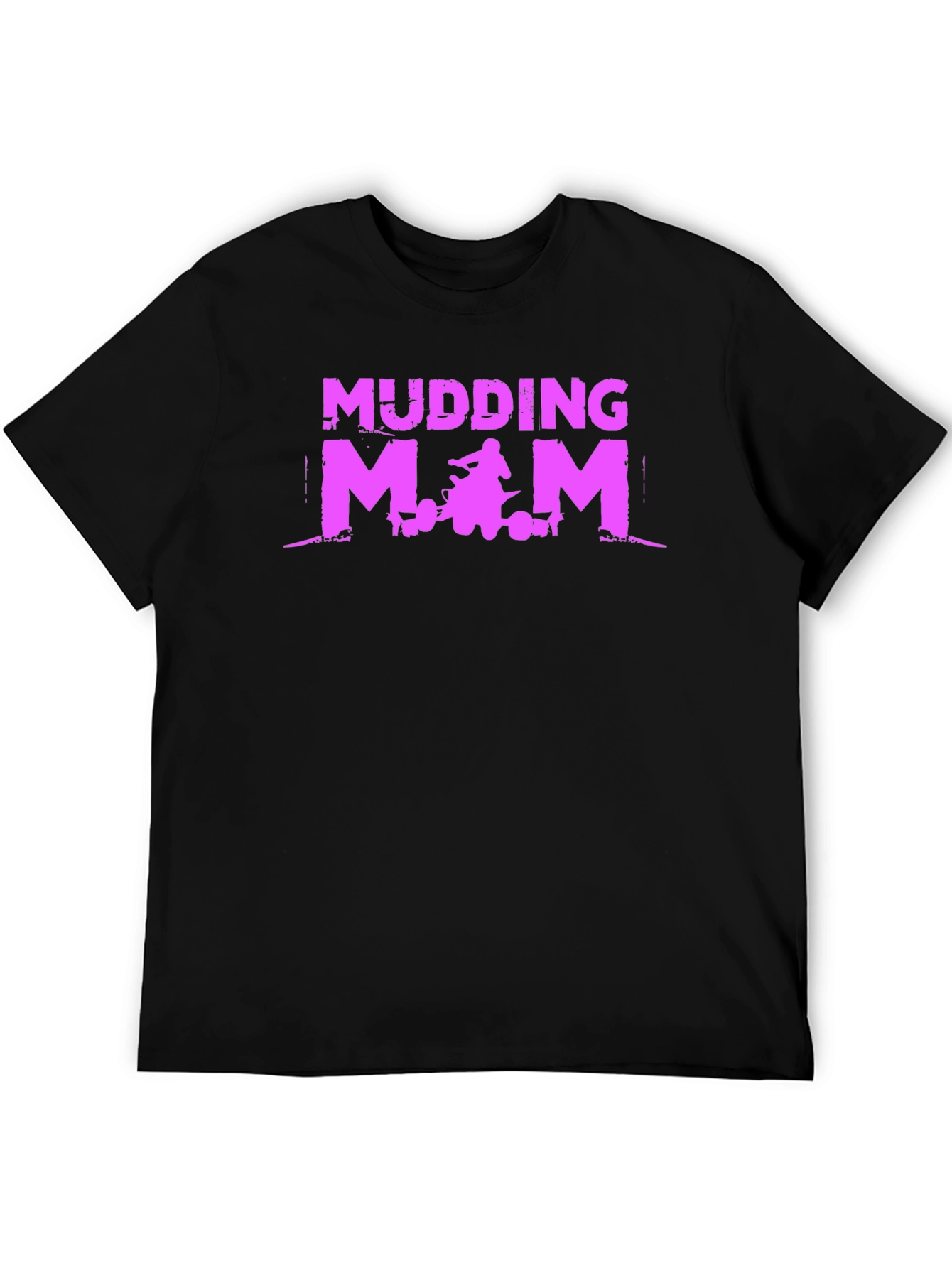 Mudding Mom ATV T-Shirt Black