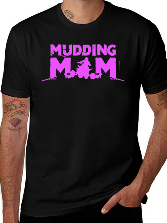 Mudding Mom ATV T-Shirt Black