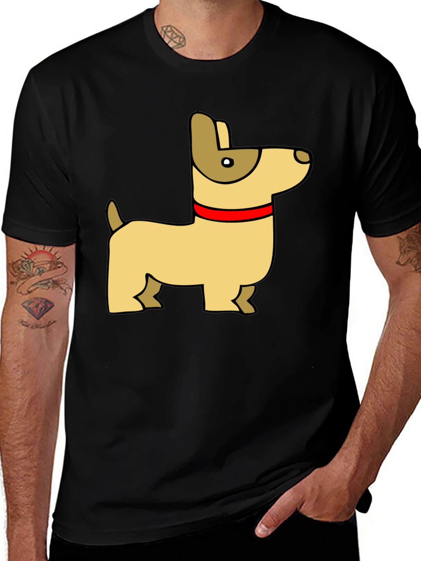 Cartoon Dog T-Shirt