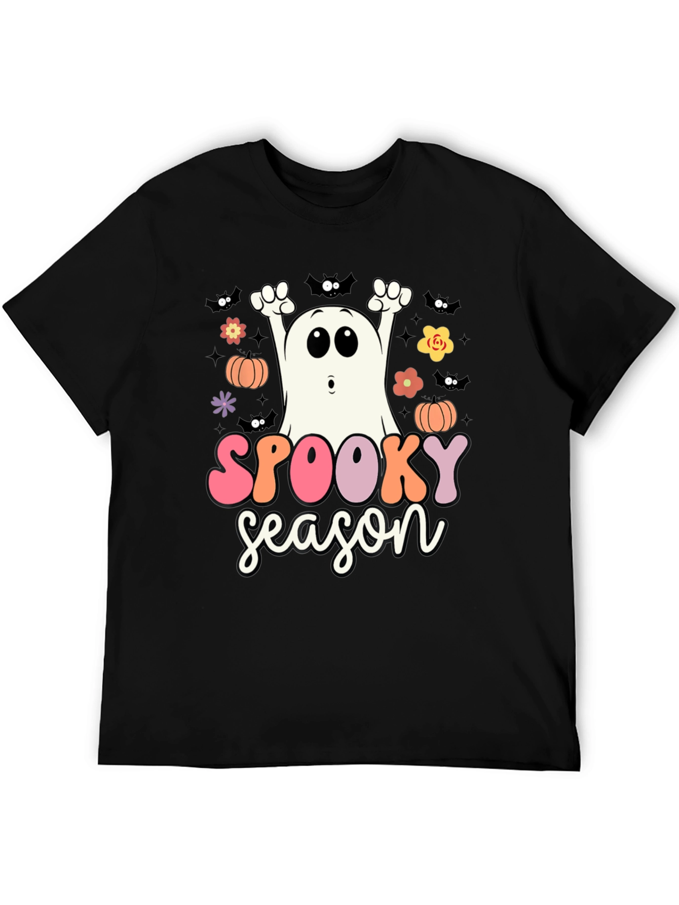 Spooky Season Ghost Graphic Tee