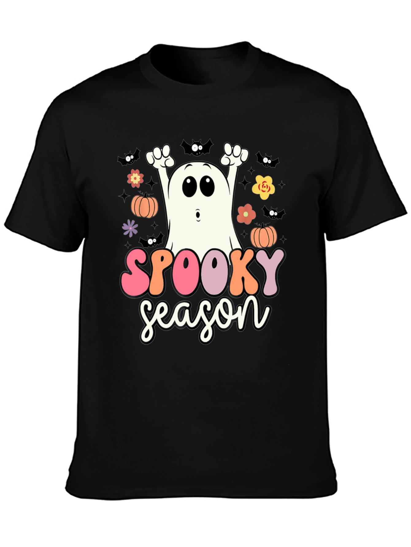 Spooky Season Ghost Graphic Tee