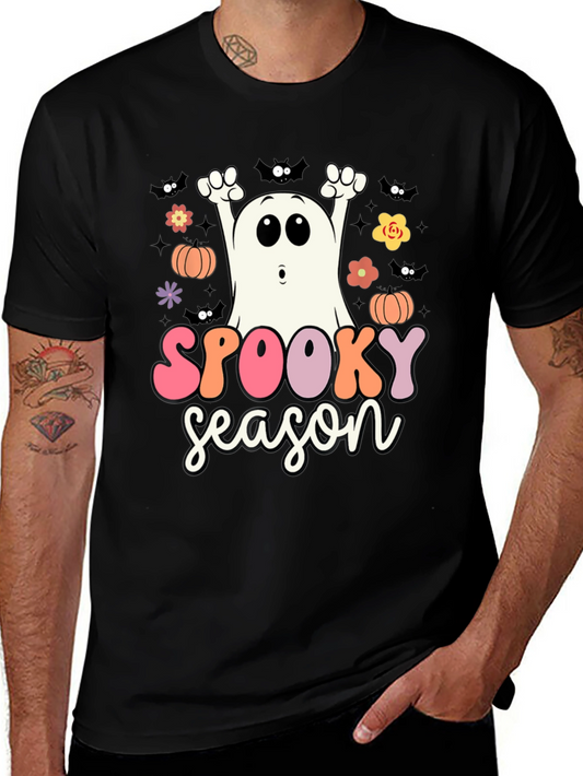 Spooky Season Ghost Graphic Tee
