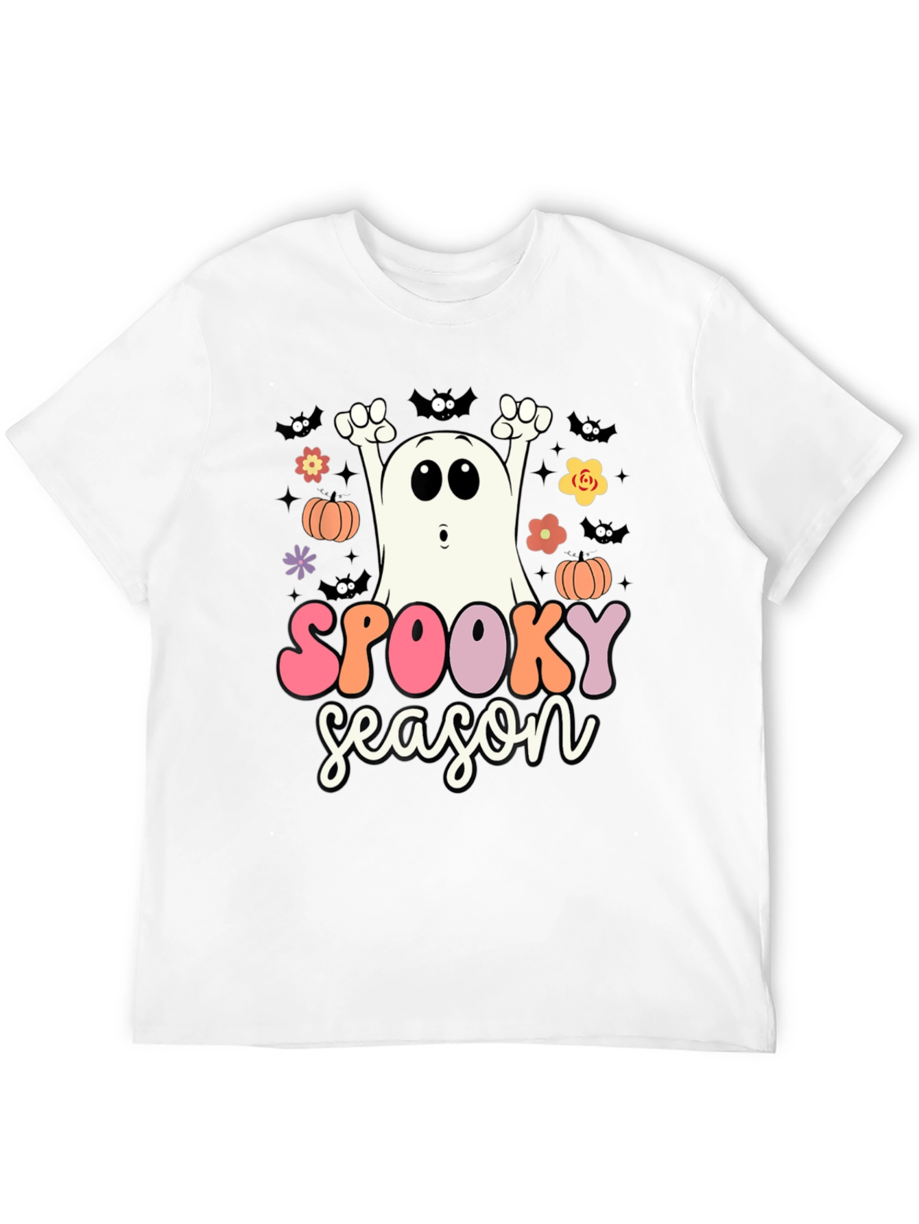 Spooky Season Ghost Graphic Tee