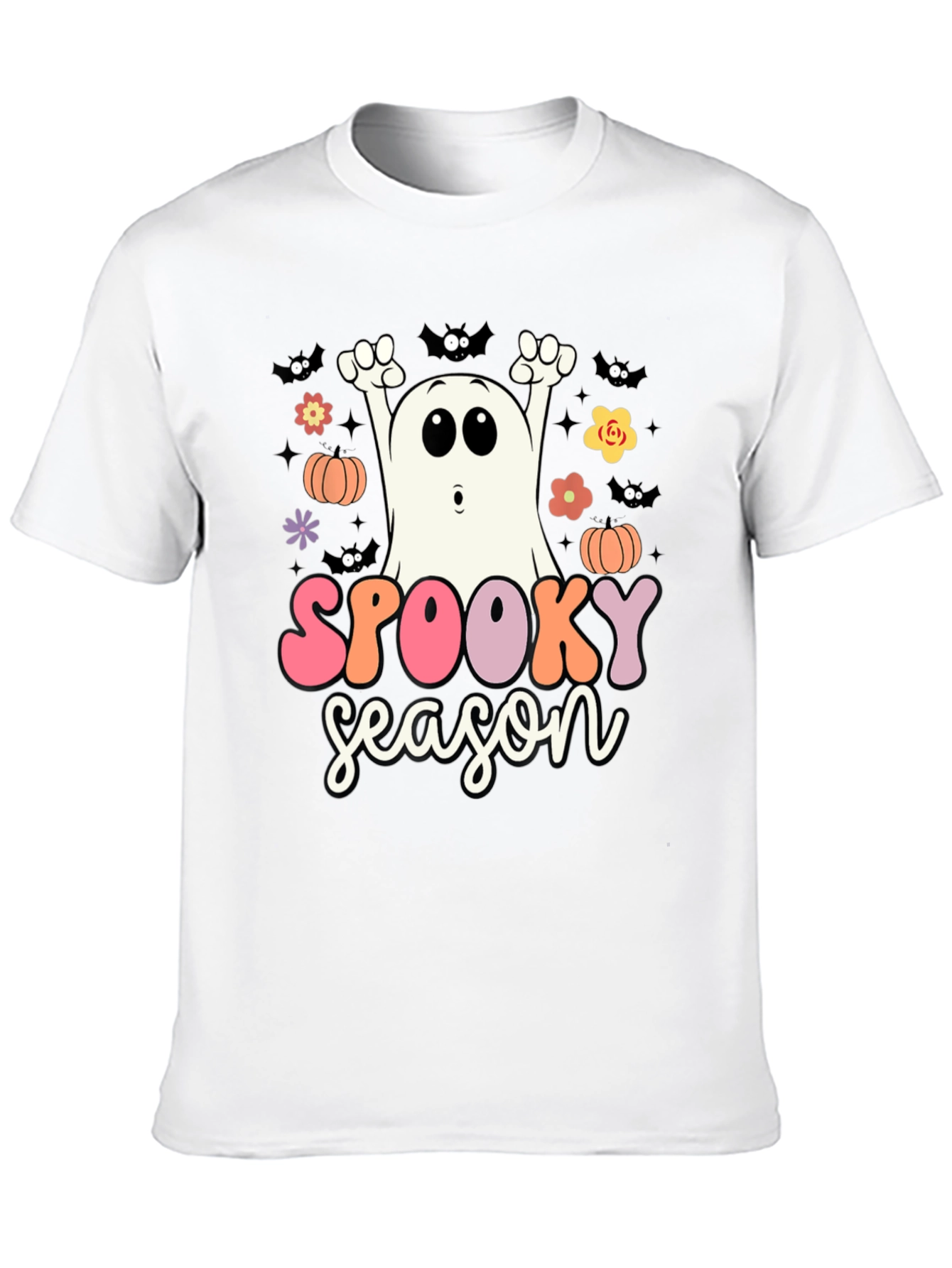 Spooky Season Ghost Graphic Tee