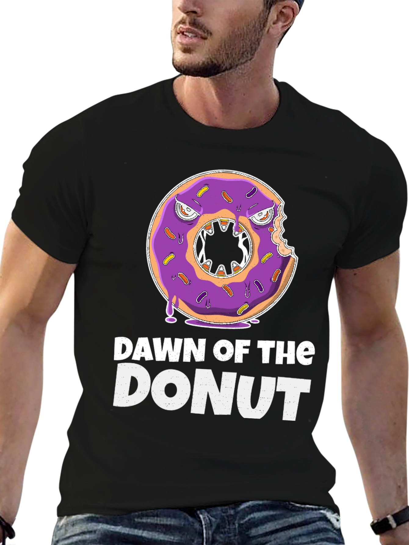 Dawn of the Donut Funny Graphic Tee
