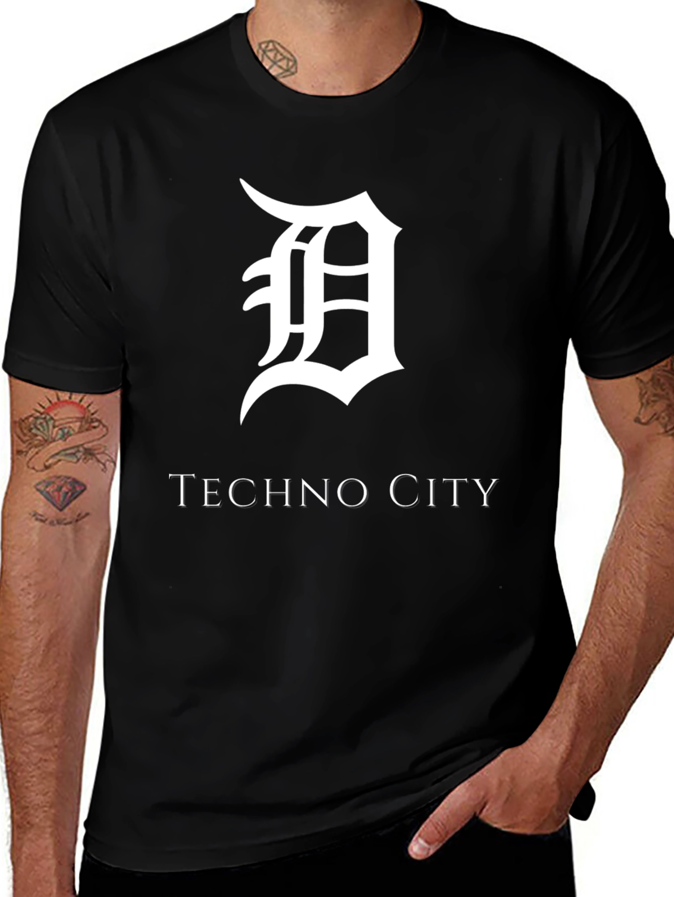 Techno City Black T-Shirt
