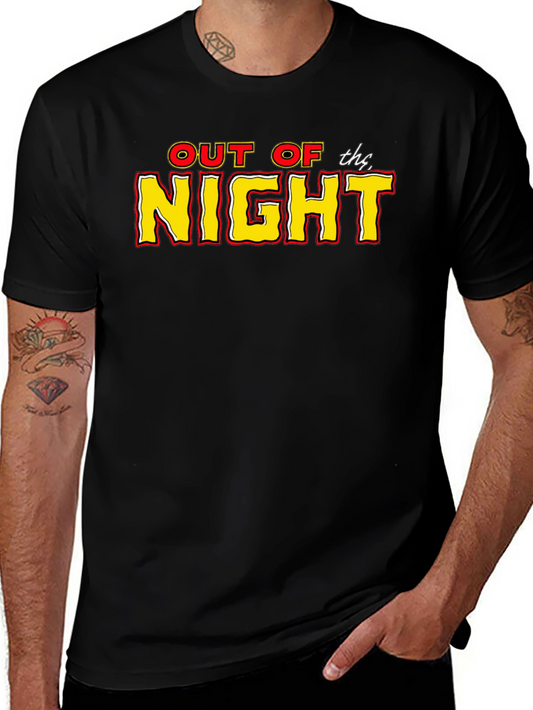 Out of the Night Black Graphic Tee