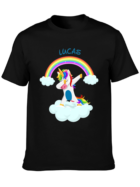 Unicorn Rainbow T-Shirt - Lucas Personalized Gift