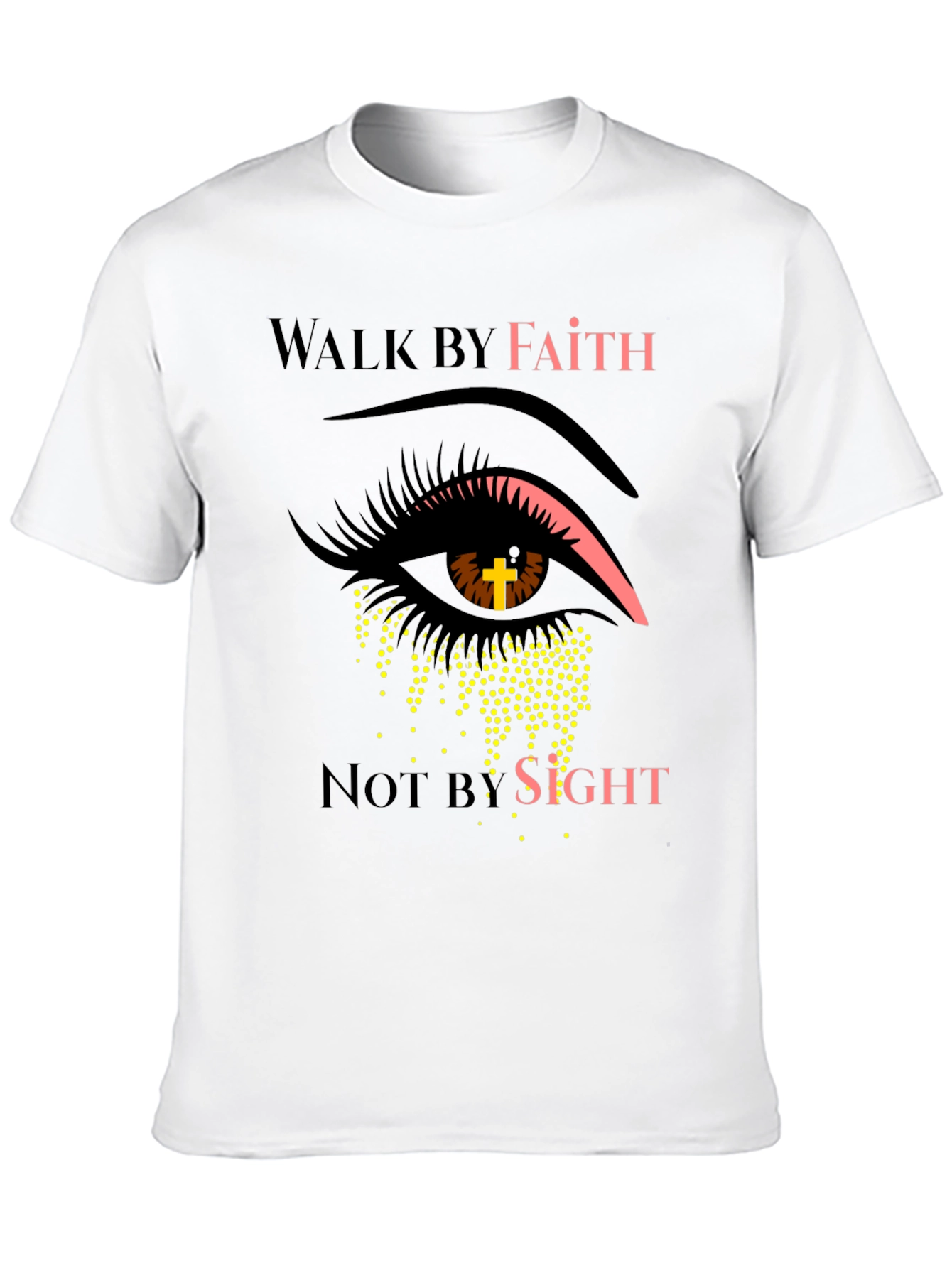 Faith Over Sight Graphic Tee - Christian Inspired Design